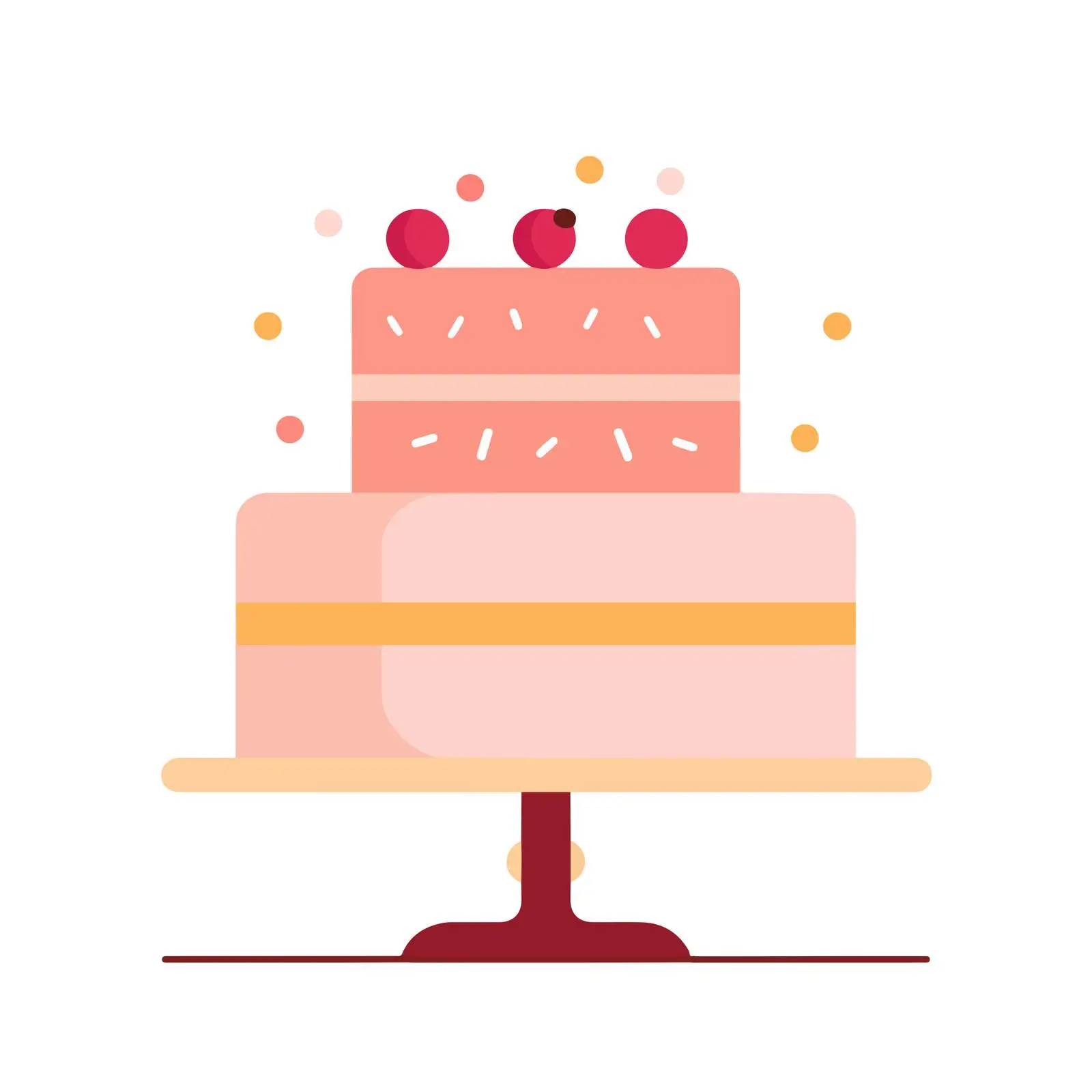 Birthday Cake Icon — free download from Dotvec