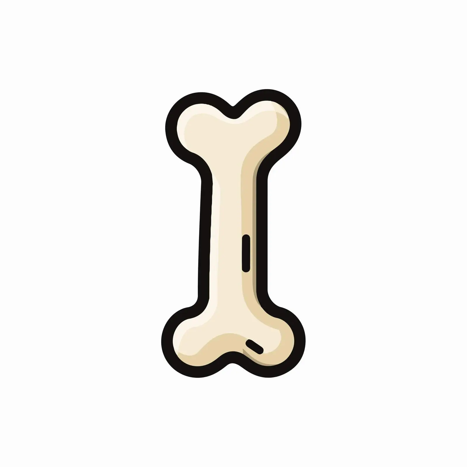 Bone Icon Flat Style — free download from Dotvec