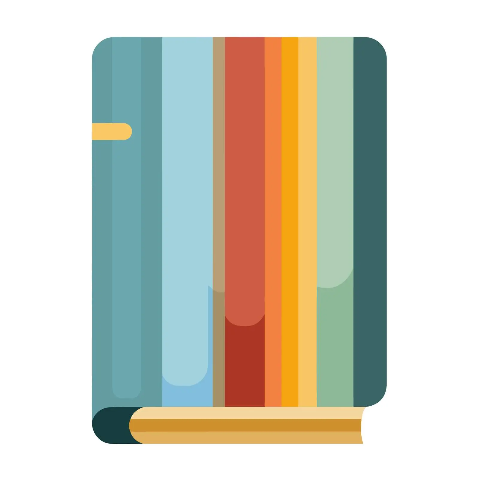 Book Icon Flat Vector Style — free download from Dotvec