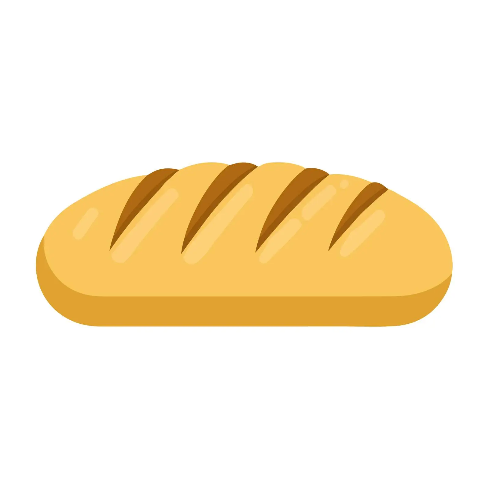 Bread Loaf Vector Icon — free download from Dotvec
