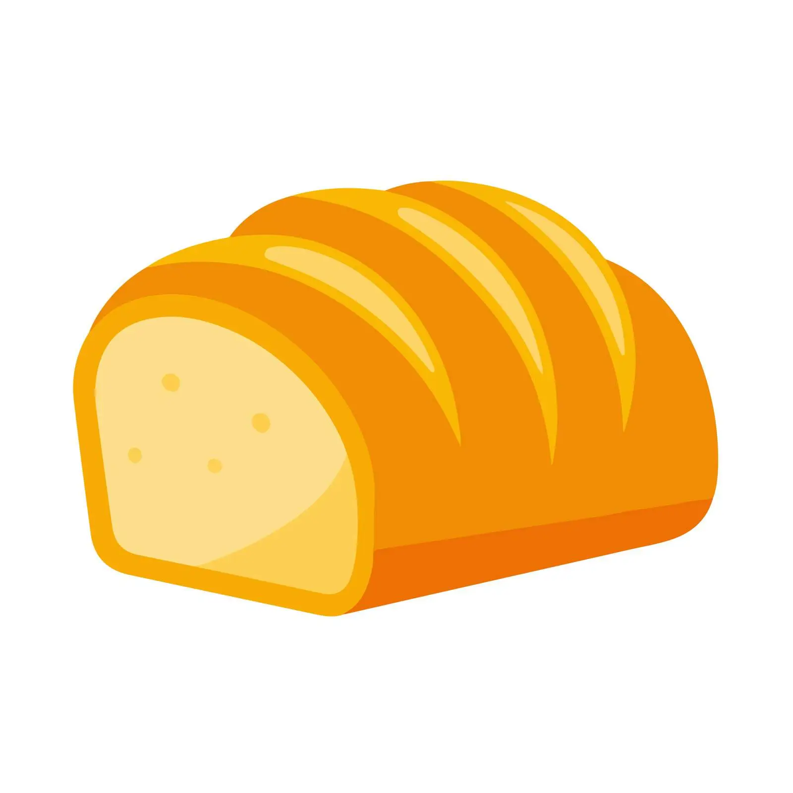 Bread Loaf Vector Icon — free download from Dotvec