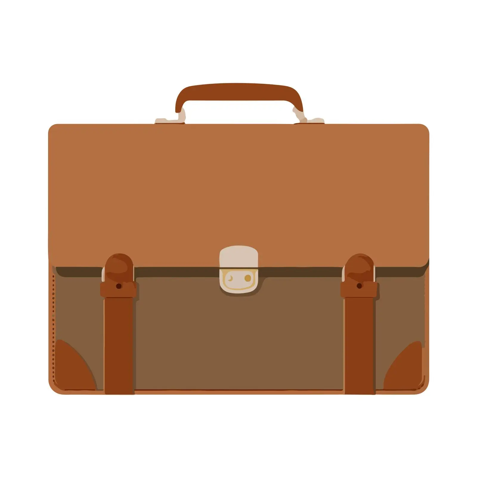 Briefcase vector icon flat style — free download from Dotvec
