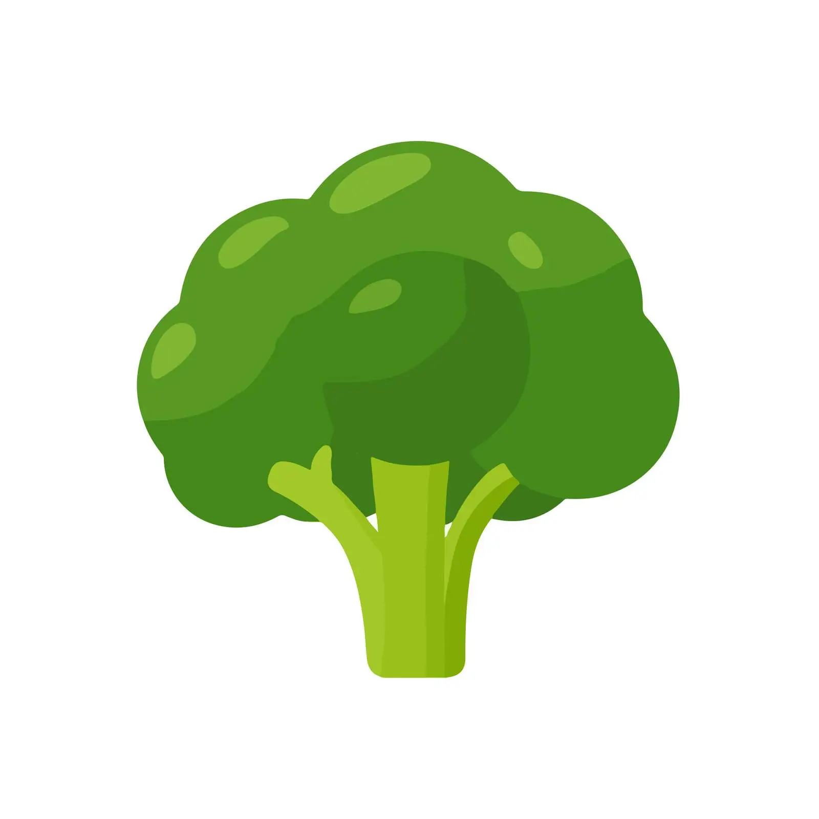 Broccoli Icon in Flat Vector Style — free download from Dotvec