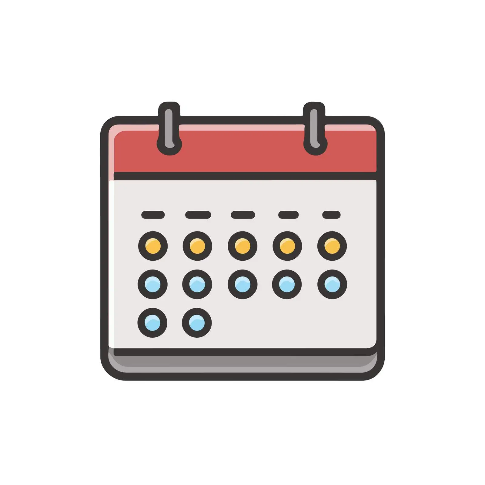 Simple Calendar Icon — free download from Dotvec