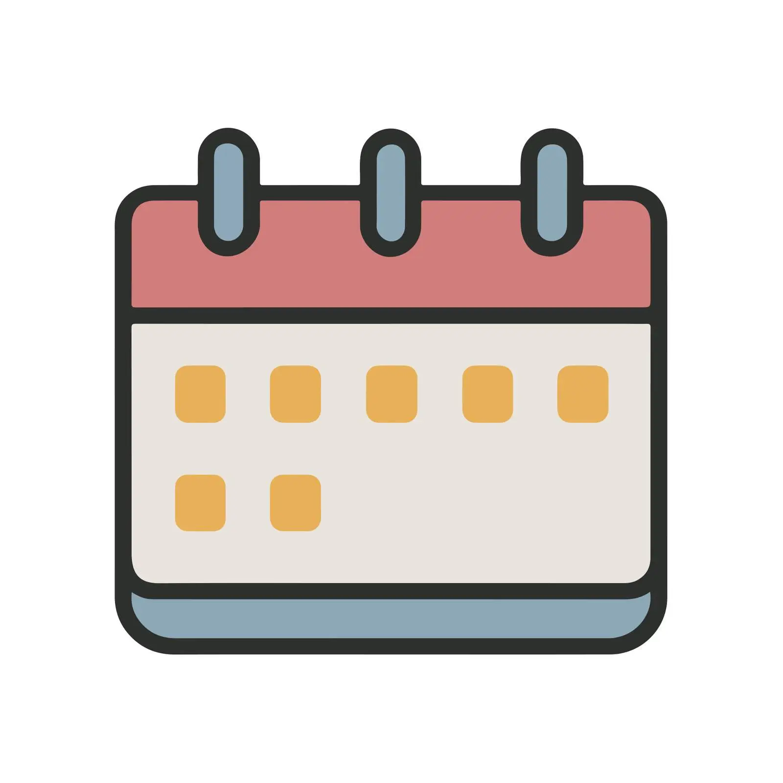 Minimal Calendar Icon — free download from Dotvec