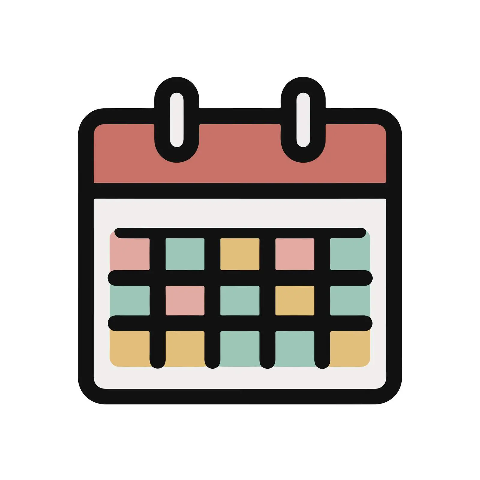 Sleek Calendar Icon — free download from Dotvec