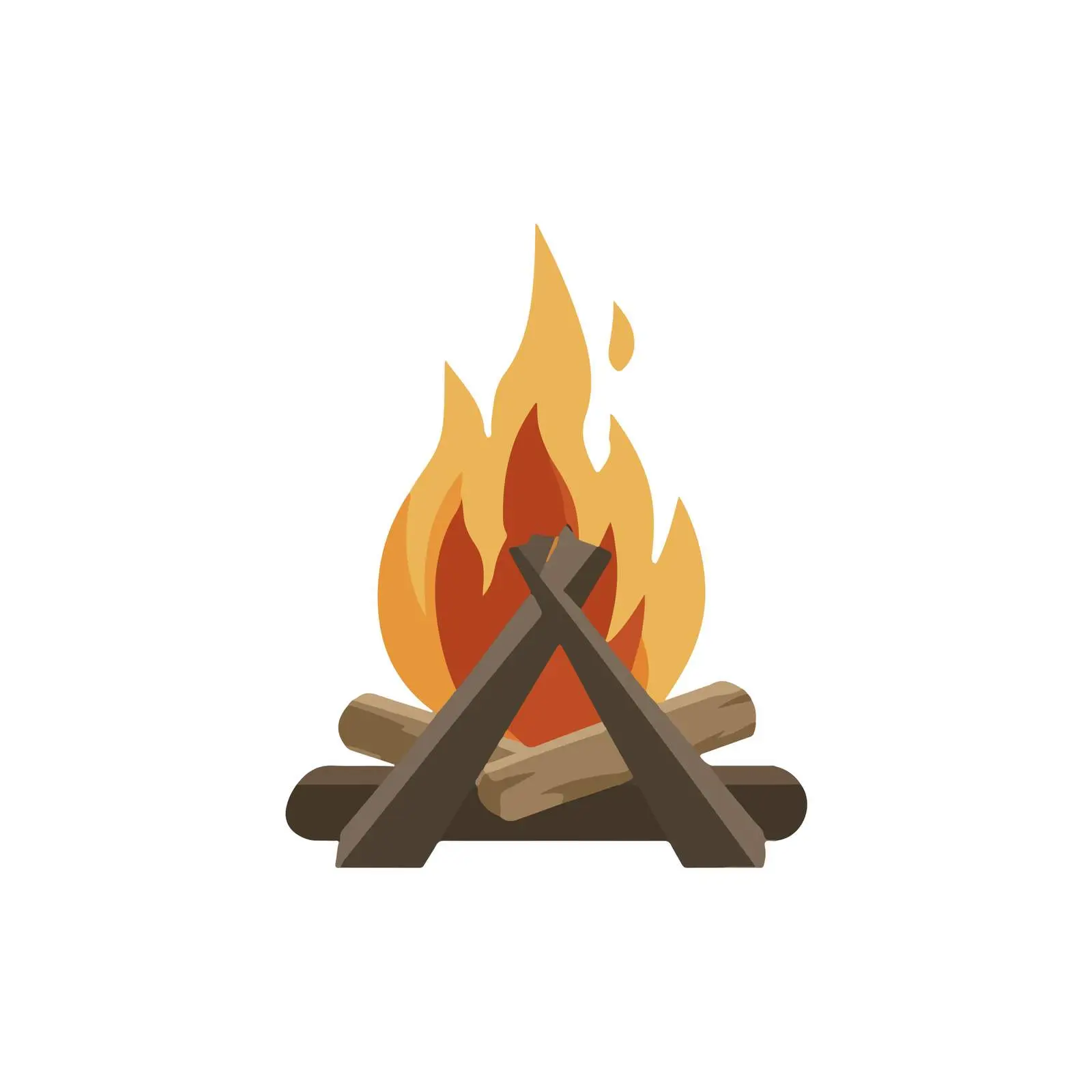 Campfire Icon Design — free download from Dotvec