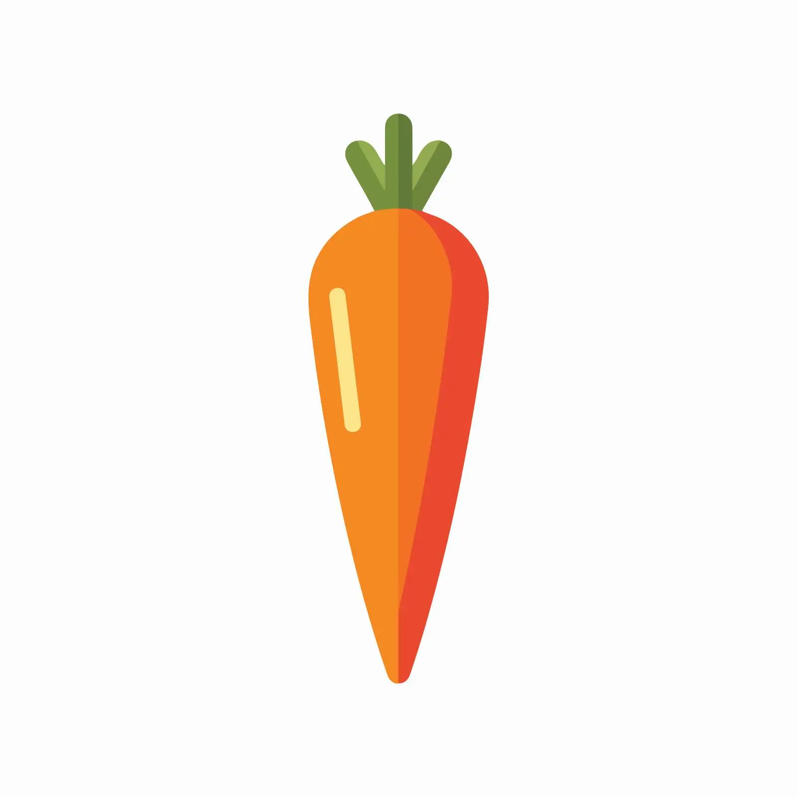 Carrot Flat Vector Icon — free download from Dotvec