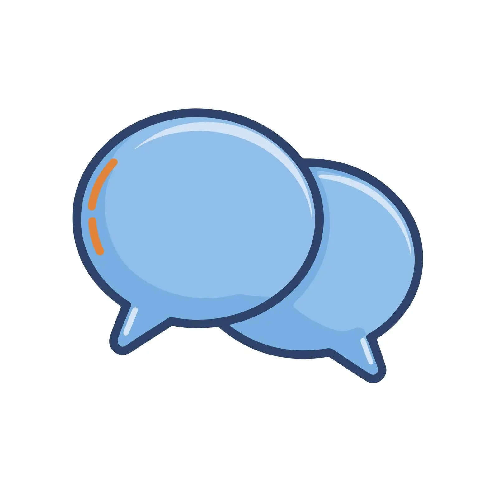 Minimal Chat Bubble Icon — free download from Dotvec