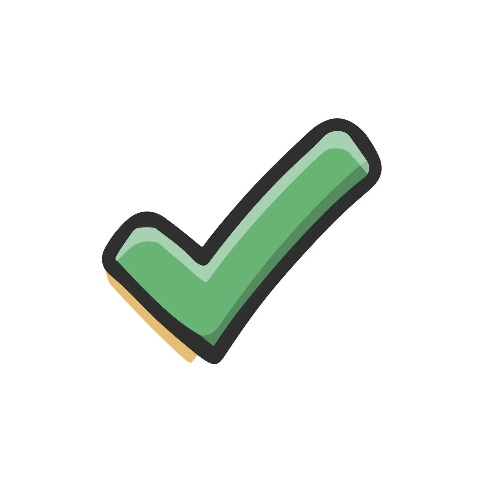 Checkmark Icon - Flat Vector Style — free download from Dotvec