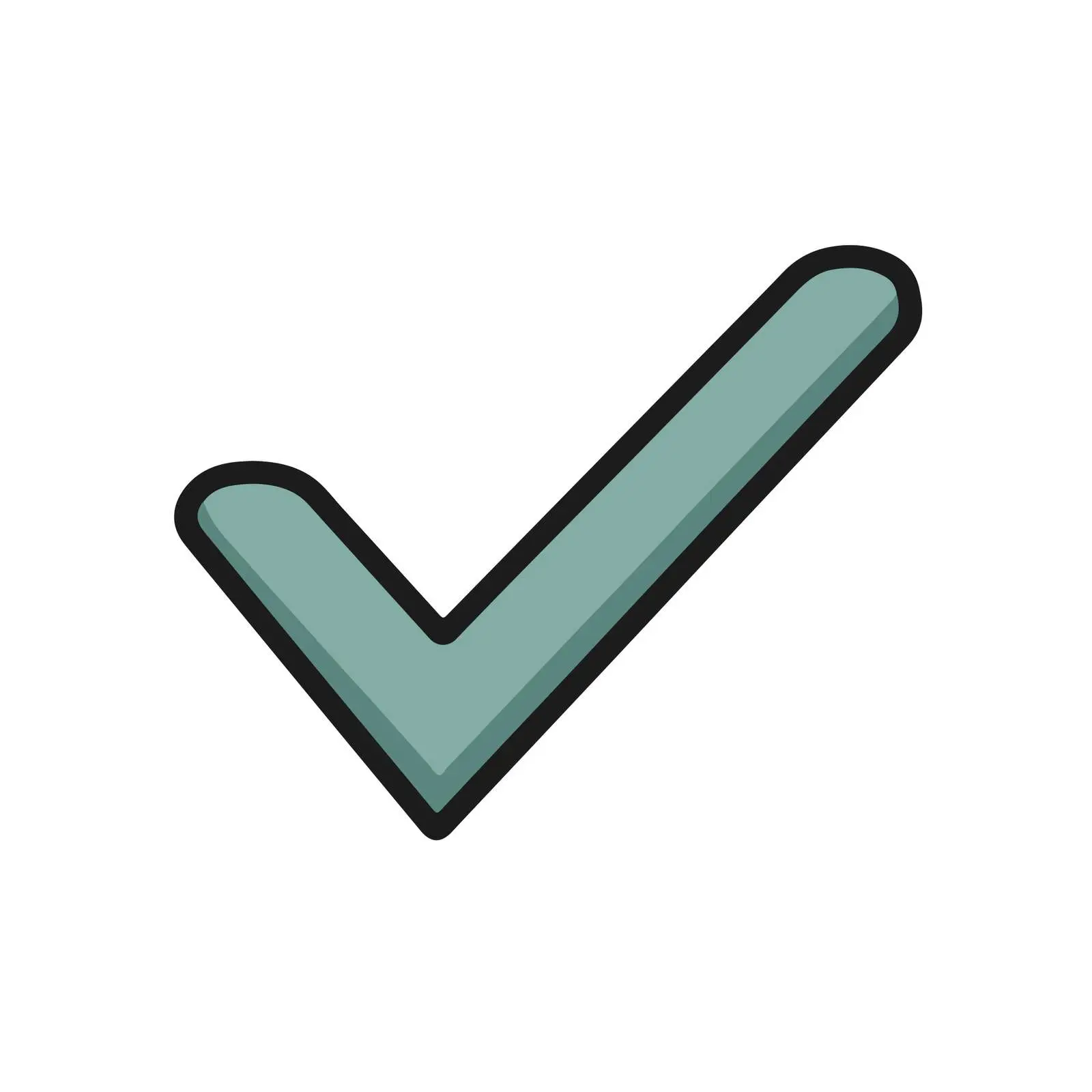 Check Mark Icon - Flat Design — free download from Dotvec