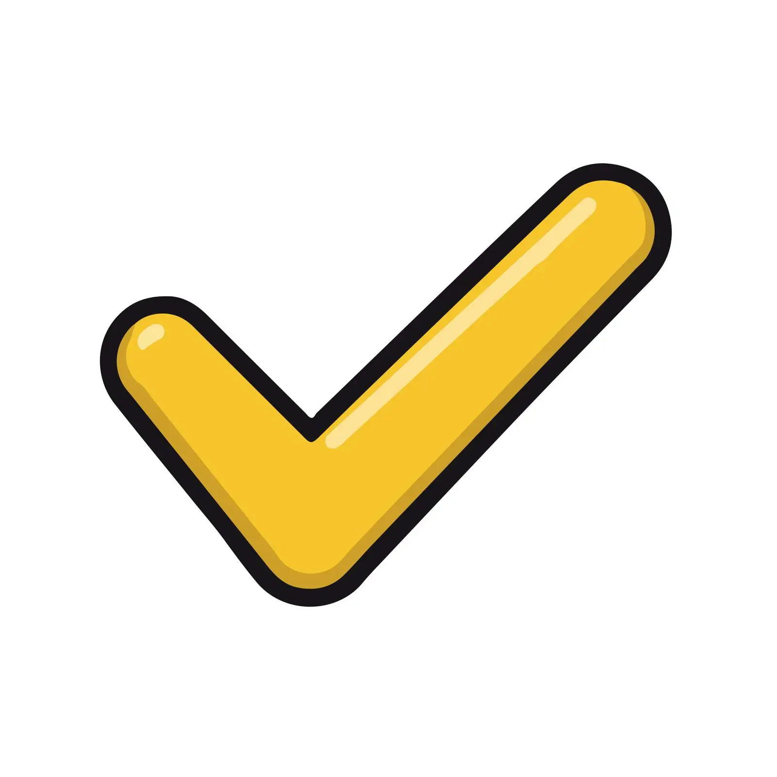 Check Mark Outline Icon — free download from Dotvec