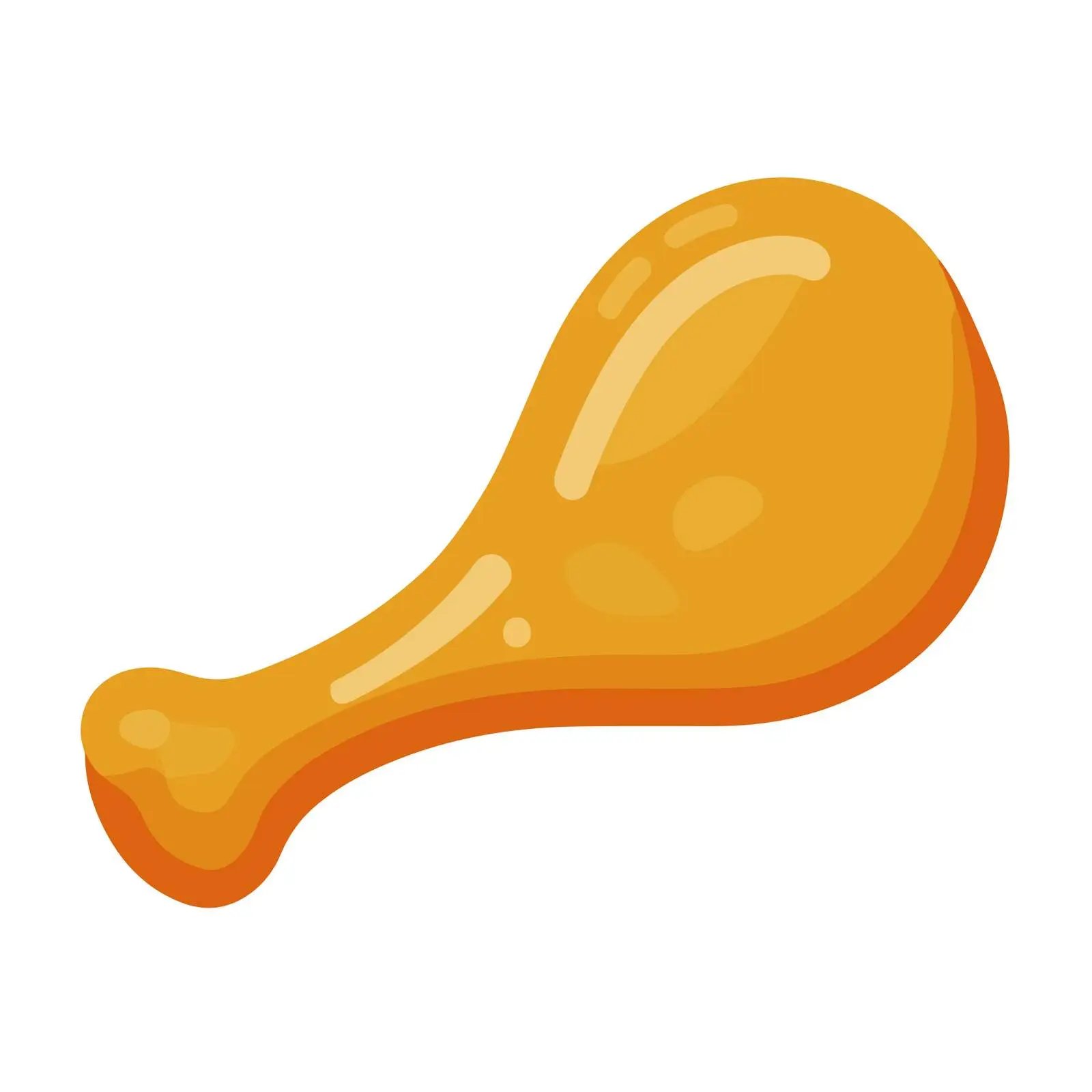 Chicken Leg Icon — free download from Dotvec
