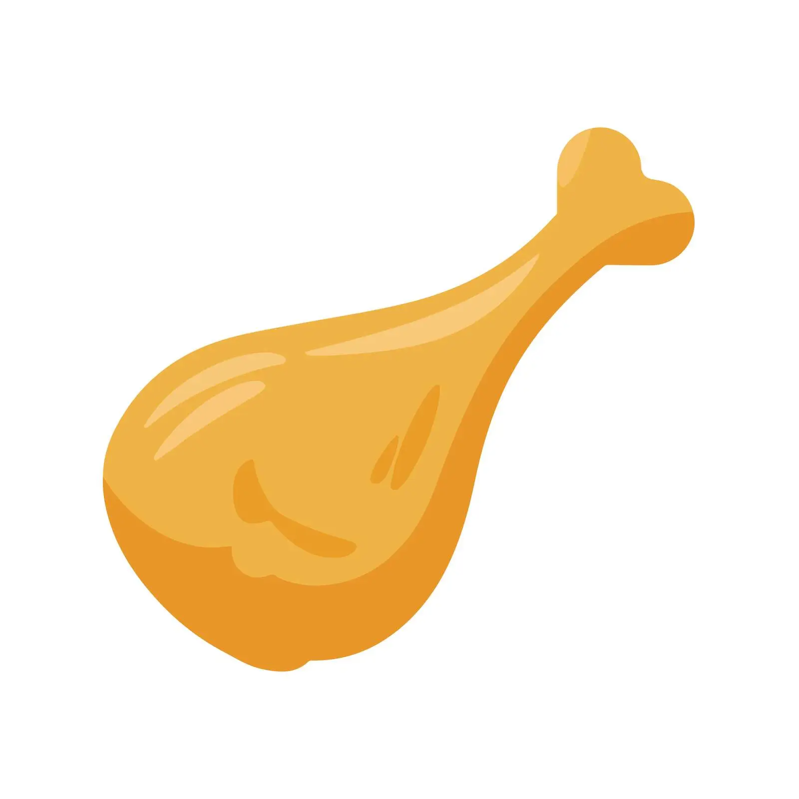 Chicken Leg Icon — free download from Dotvec