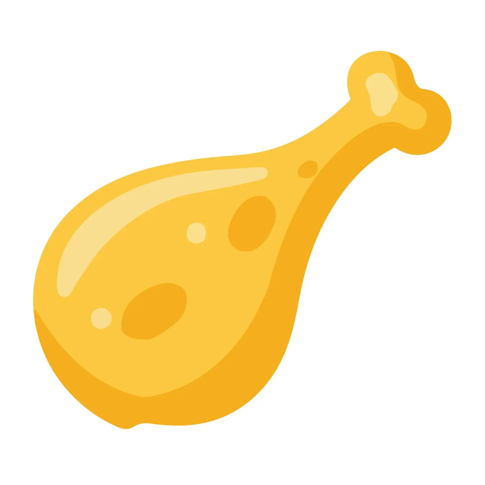 Chicken Leg Icon — free download from Dotvec