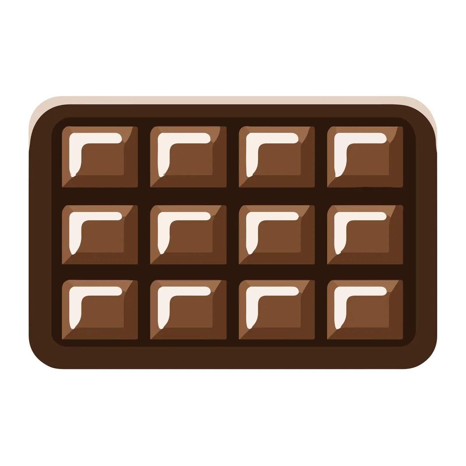 Chocolate Bar Icon — free download from Dotvec