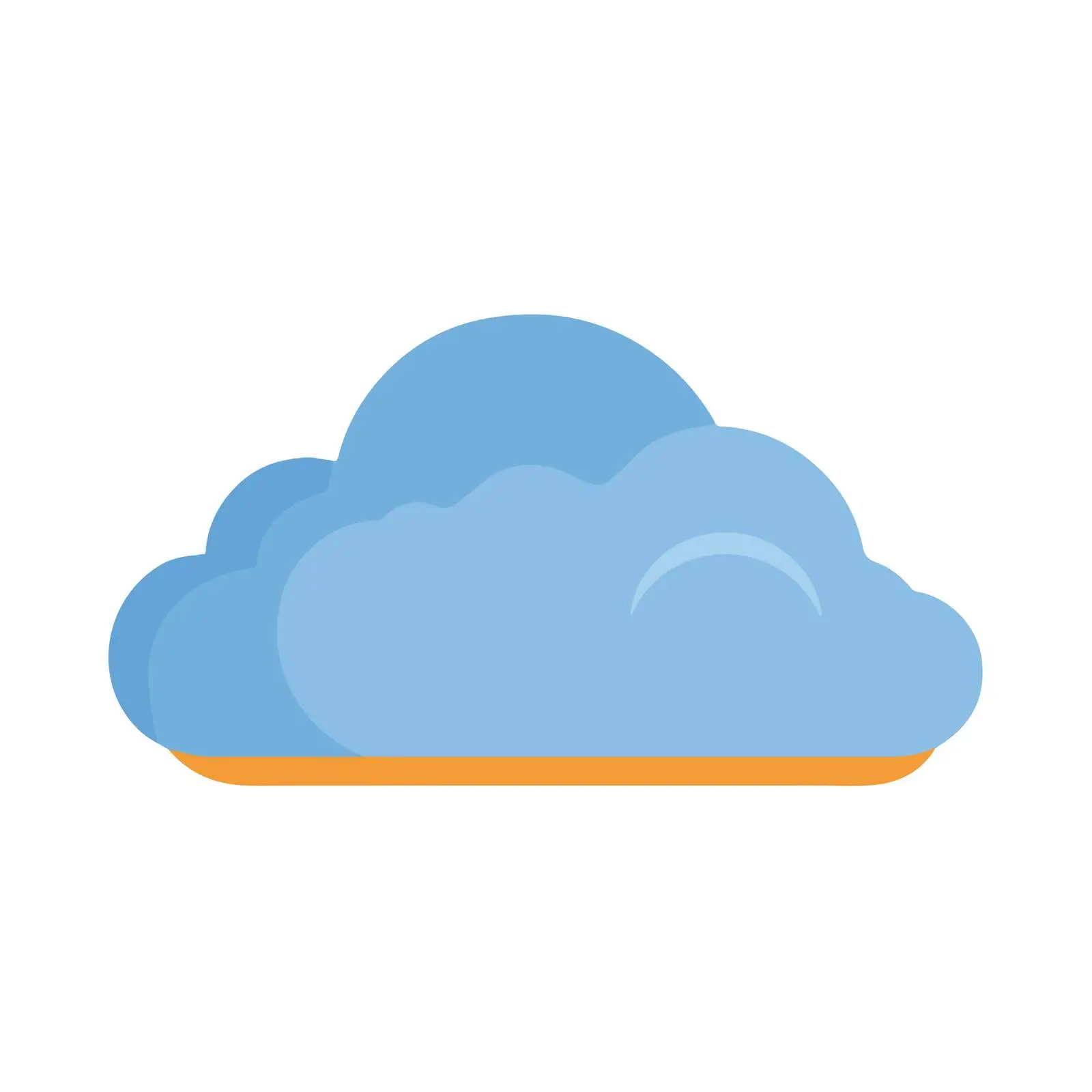 Cloud Icon Flat Style — free download from Dotvec