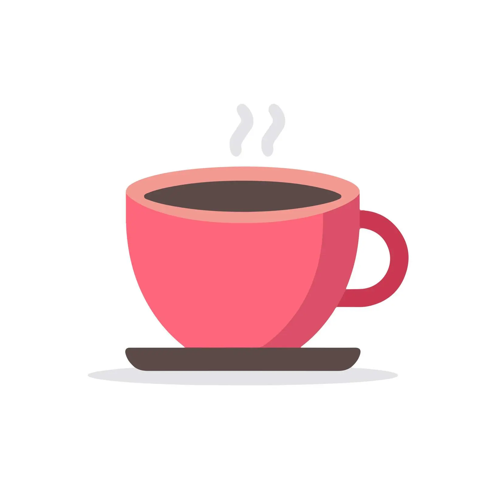 Colorful Coffee Cup Icon — free download from Dotvec