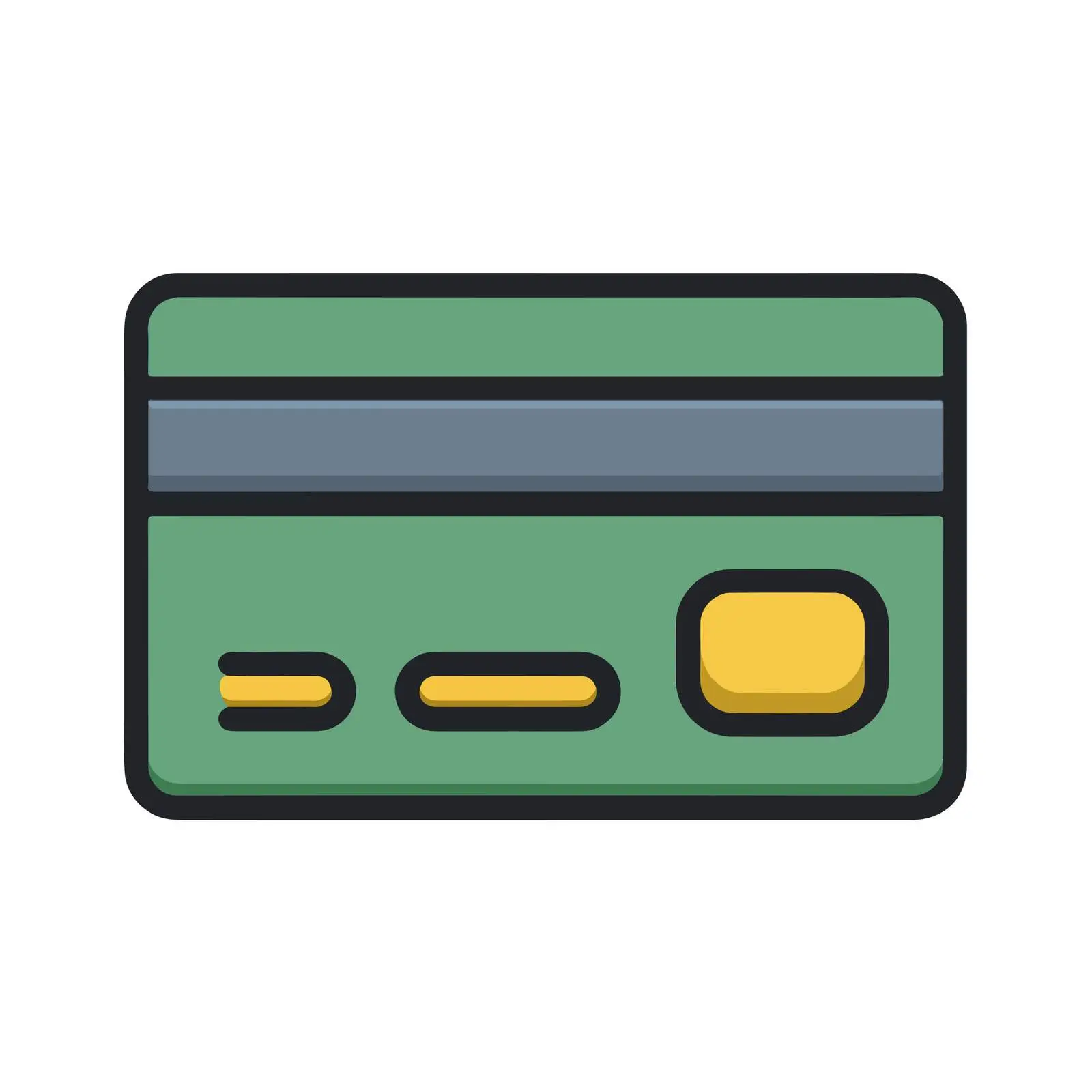 Credit Card Flat Icon — free download from Dotvec