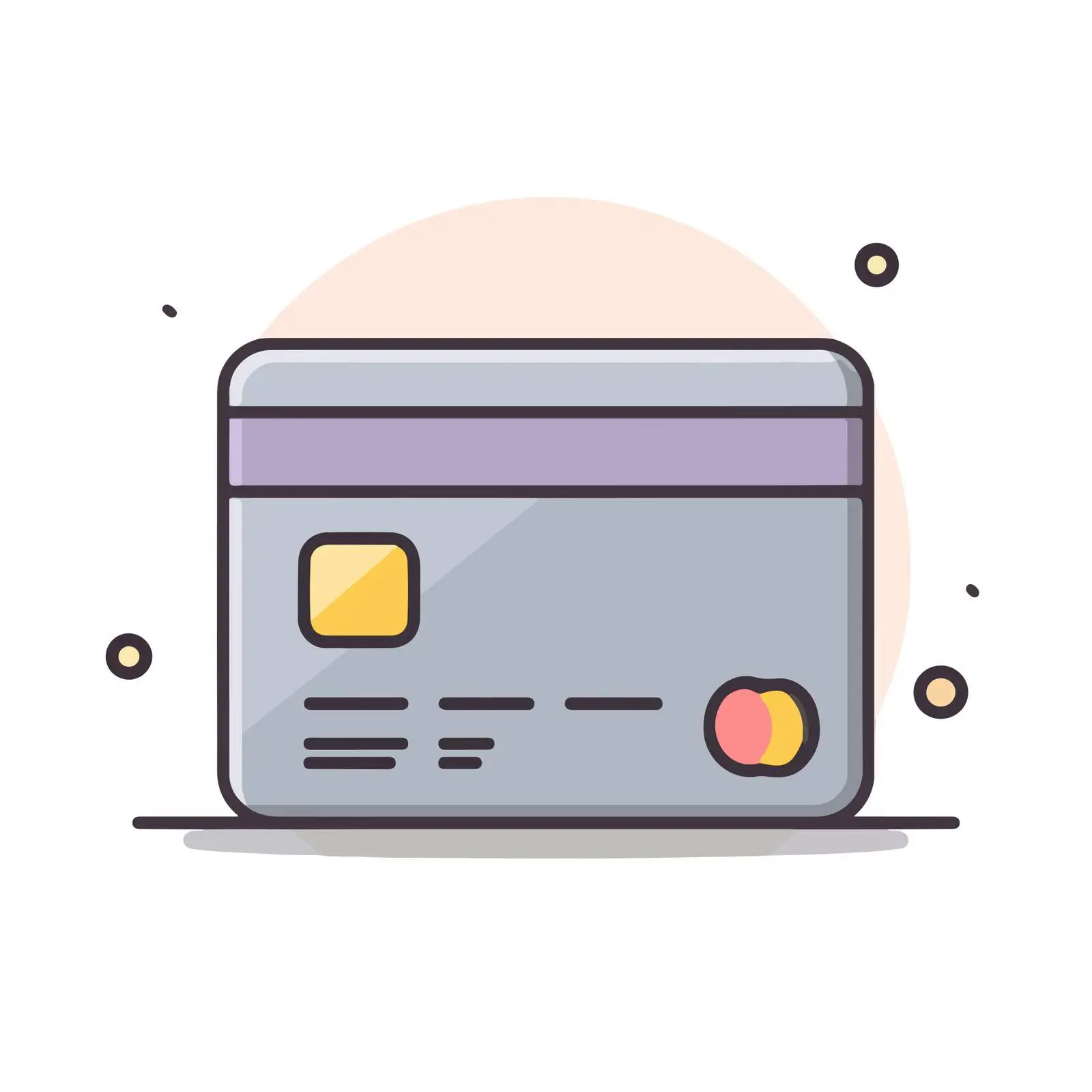 Credit Card Flat Vector Icon — free download from Dotvec