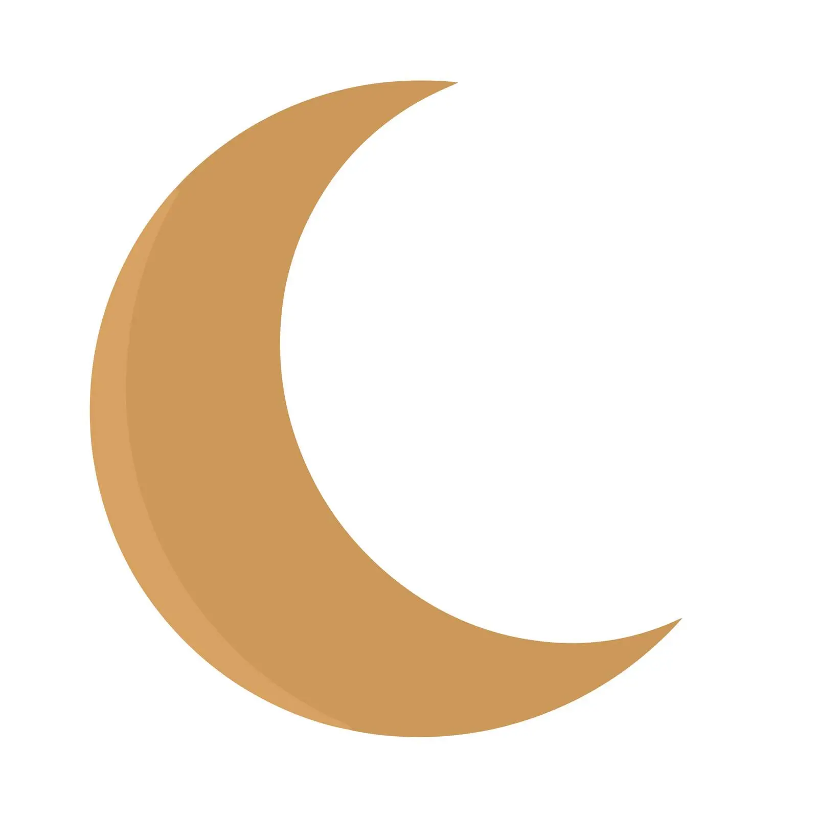 Crescent Moon Vector Icon — free download from Dotvec