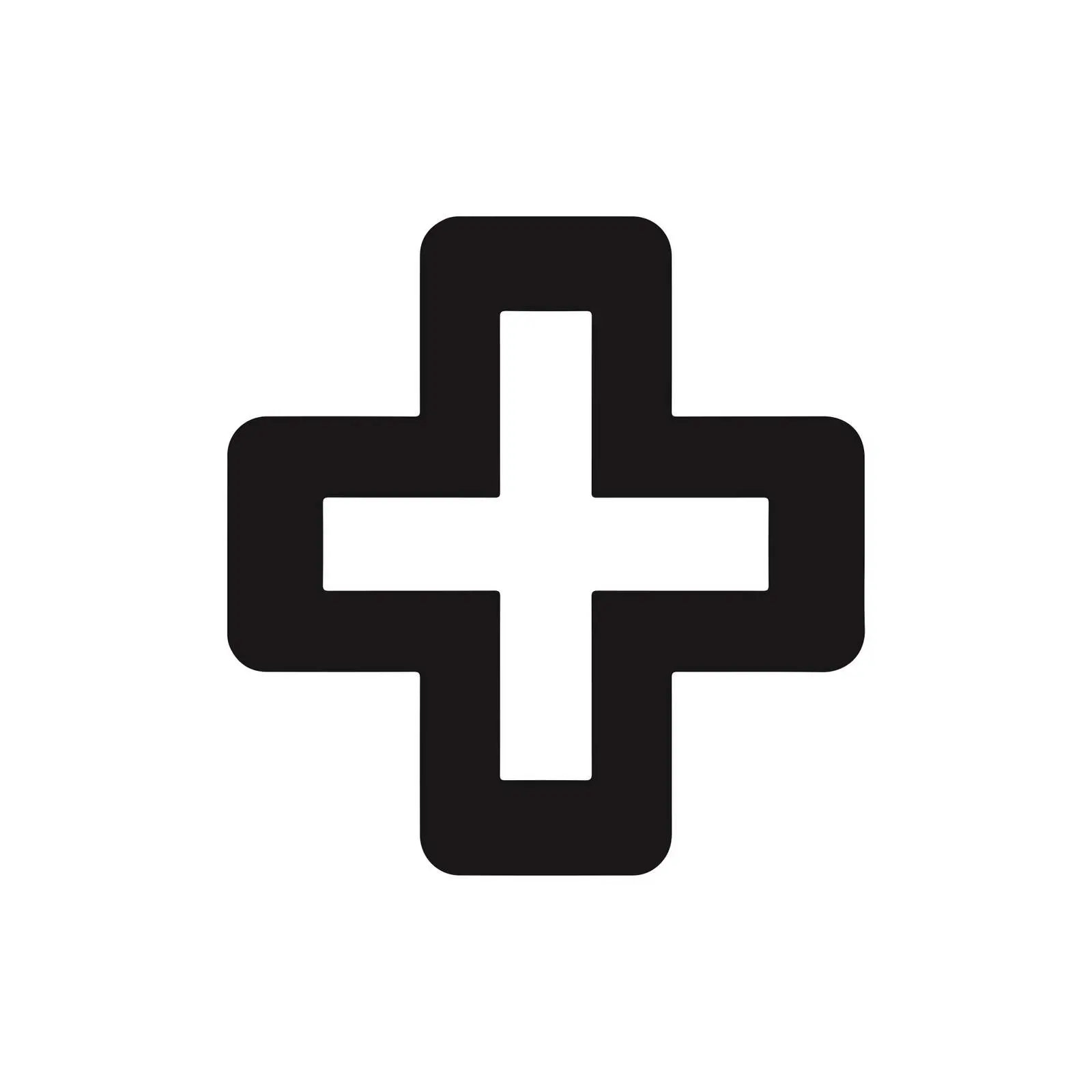 Innovative Cross Icon — free download from Dotvec