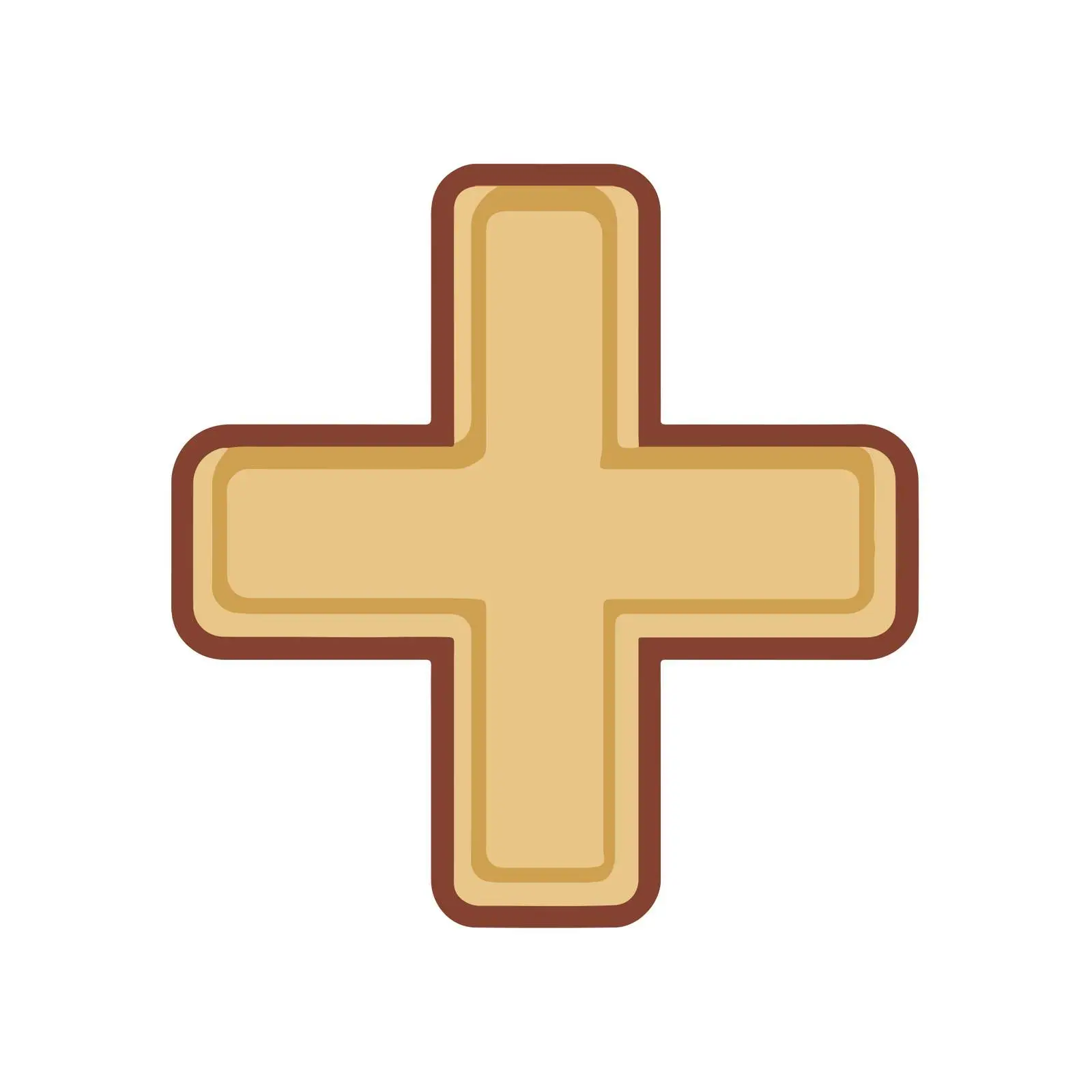 Cross Symbol Flat Vector Icon — free download from Dotvec