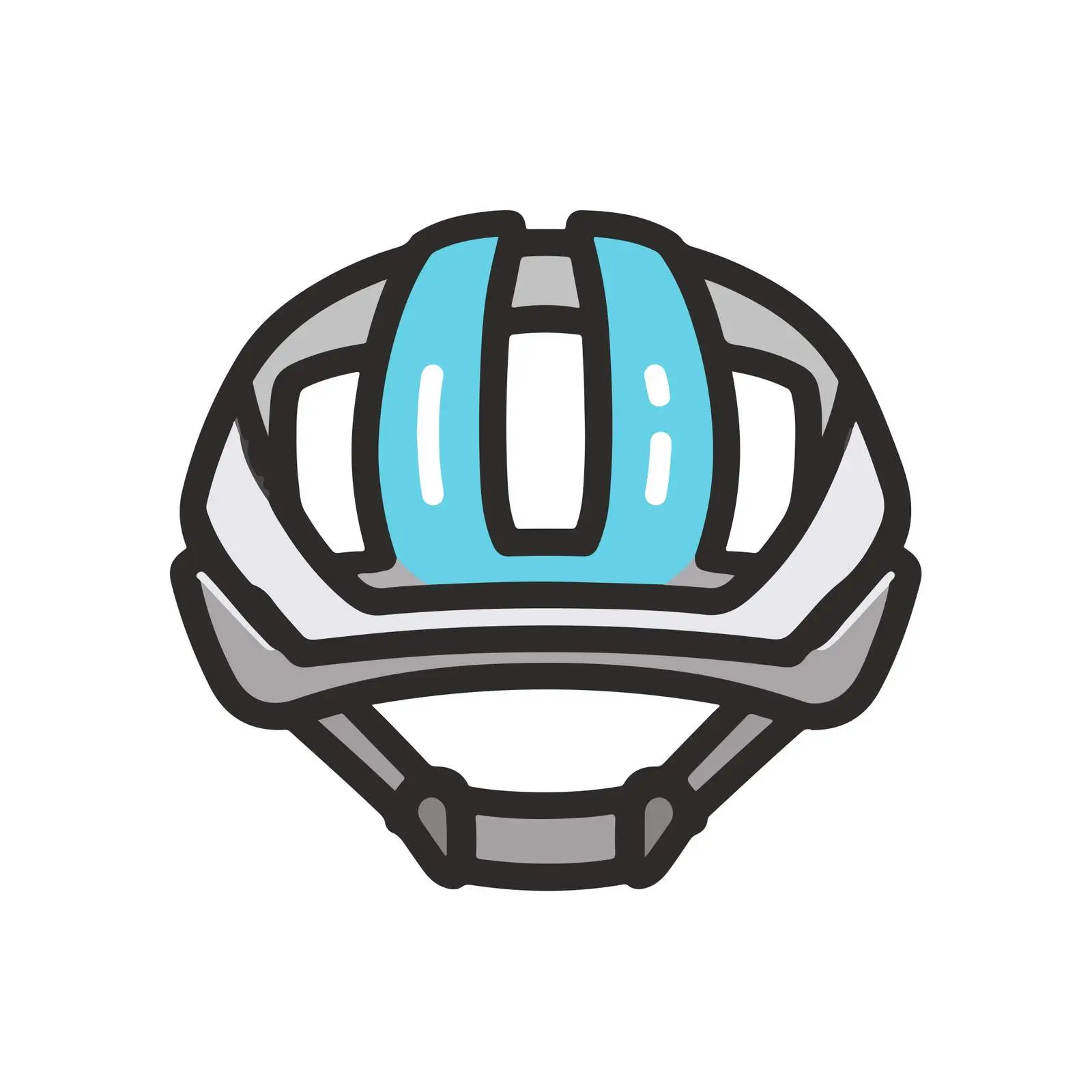 Cycling Helmet Icon — free download from Dotvec
