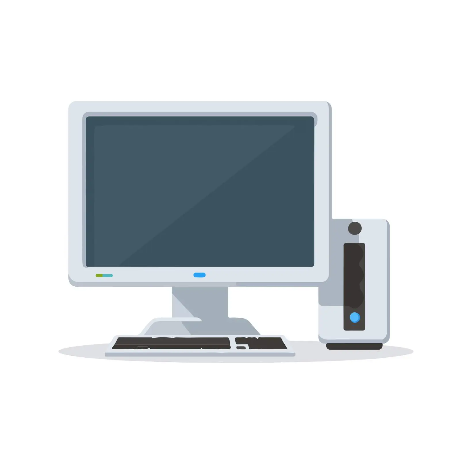 Desktop Computer Icon — free download from Dotvec