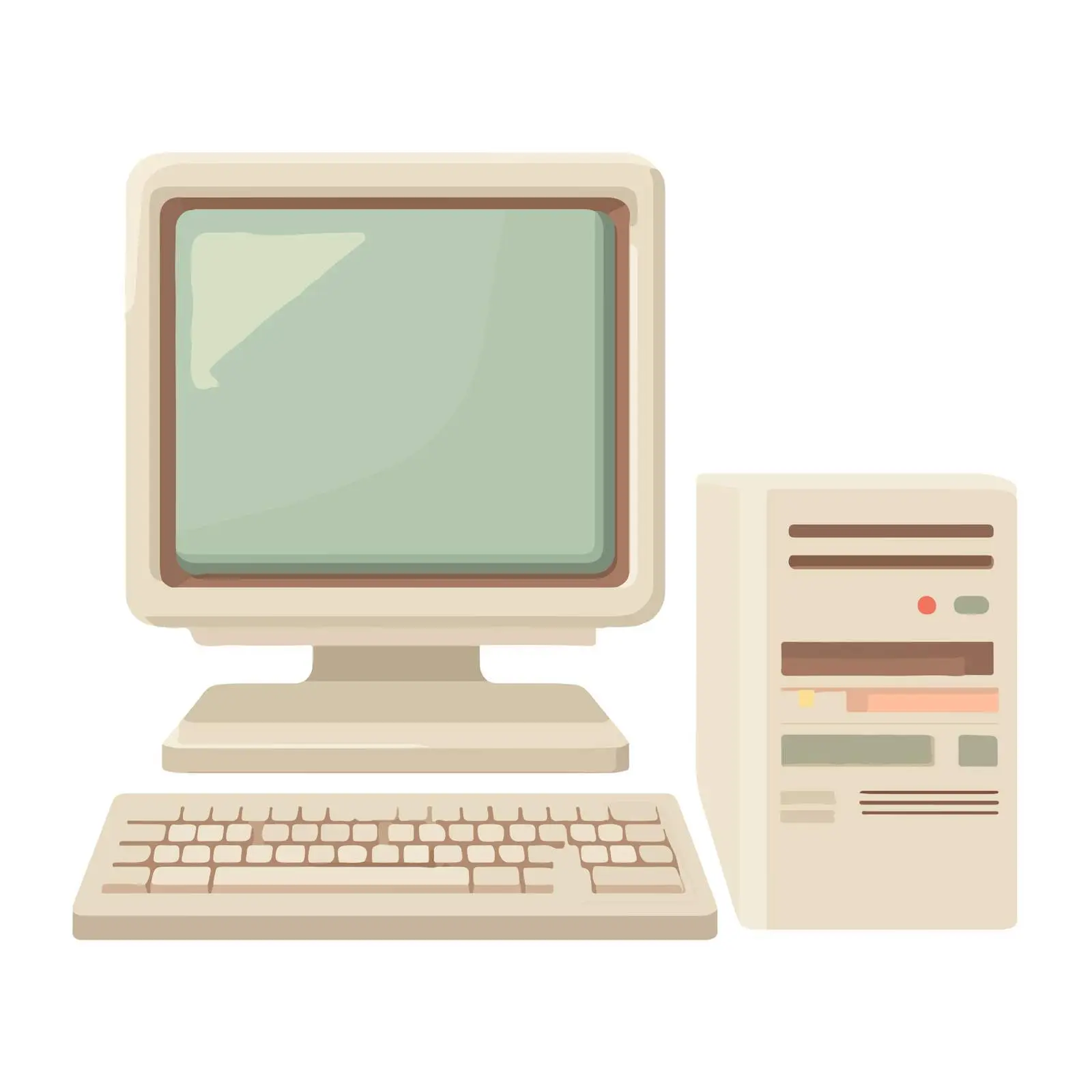 Desktop Computer Icon — free download from Dotvec