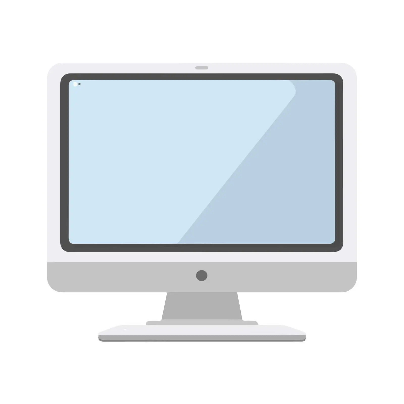 Minimal Desktop Computer Icon — free download from Dotvec