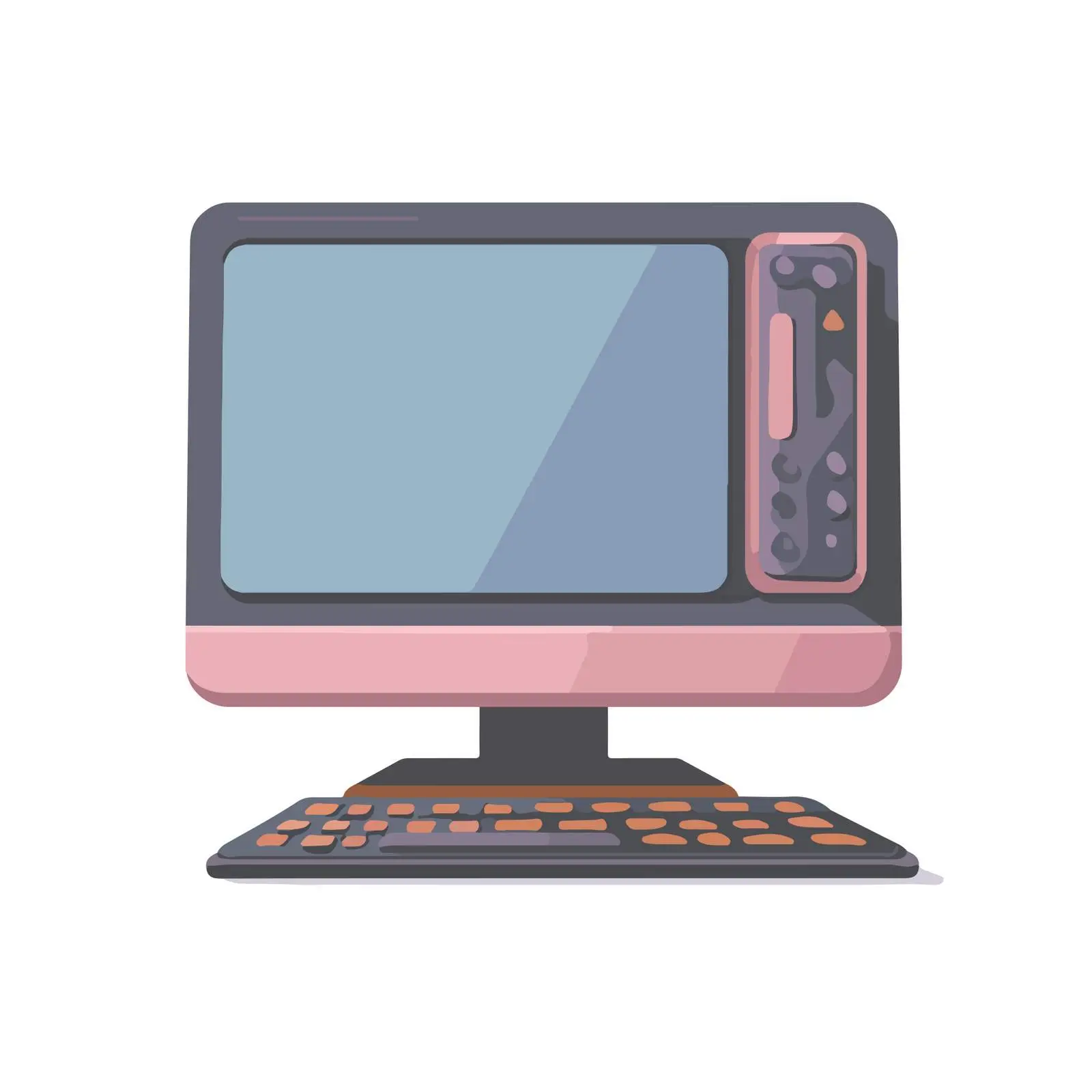 Minimal Desktop Computer Icon — free download from Dotvec