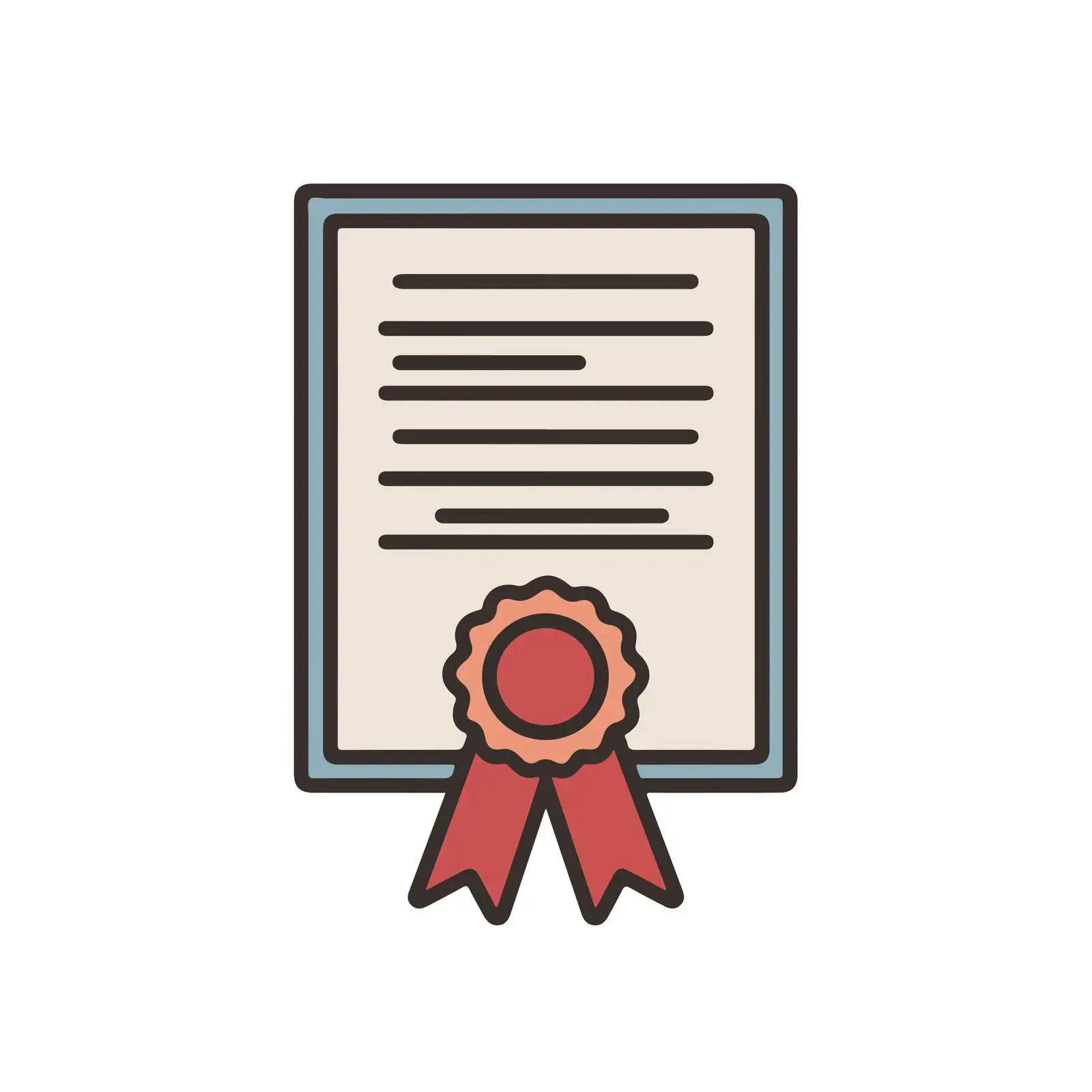Diploma Certificate Icon — free download from Dotvec