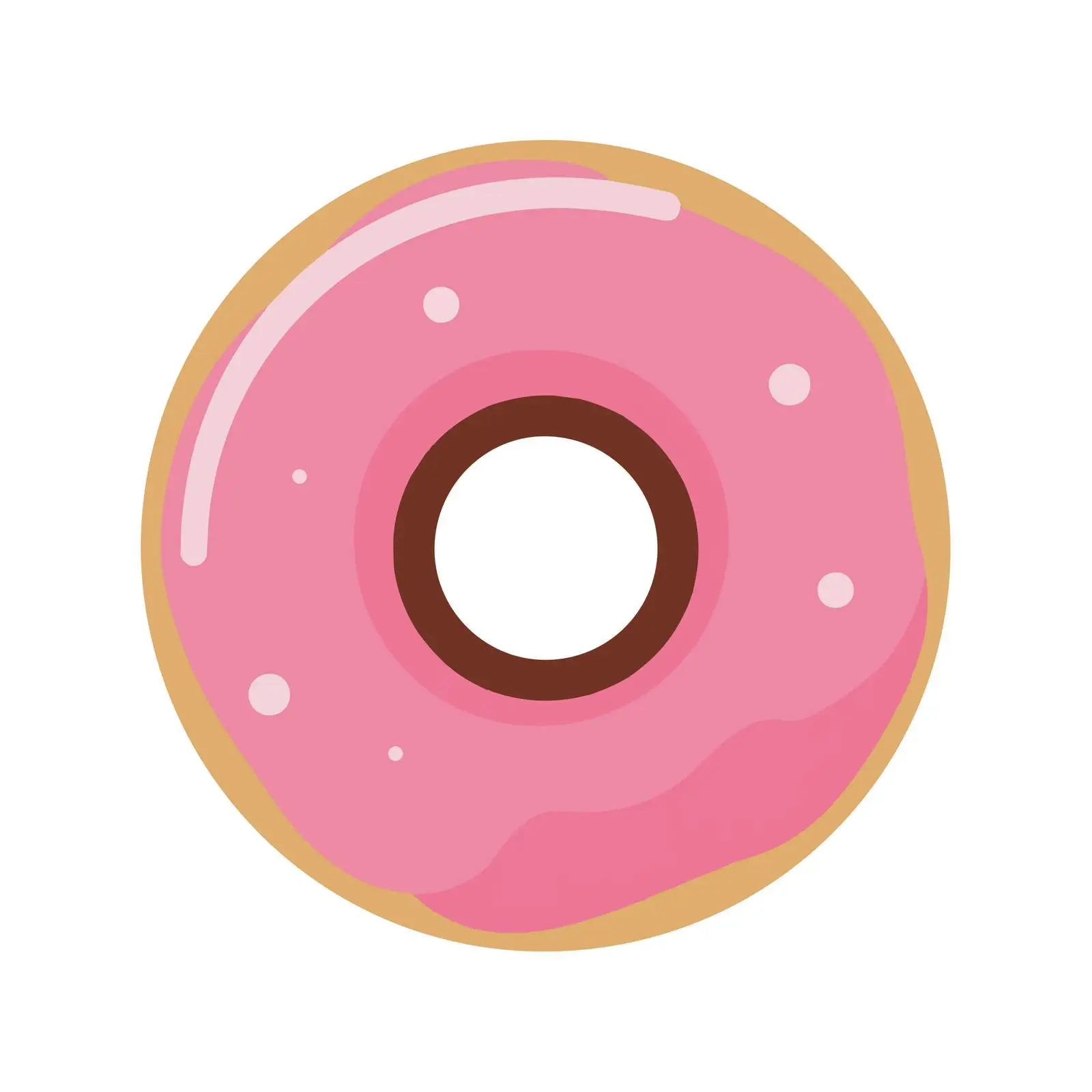 Donut Icon Flat Vector Style — free download from Dotvec