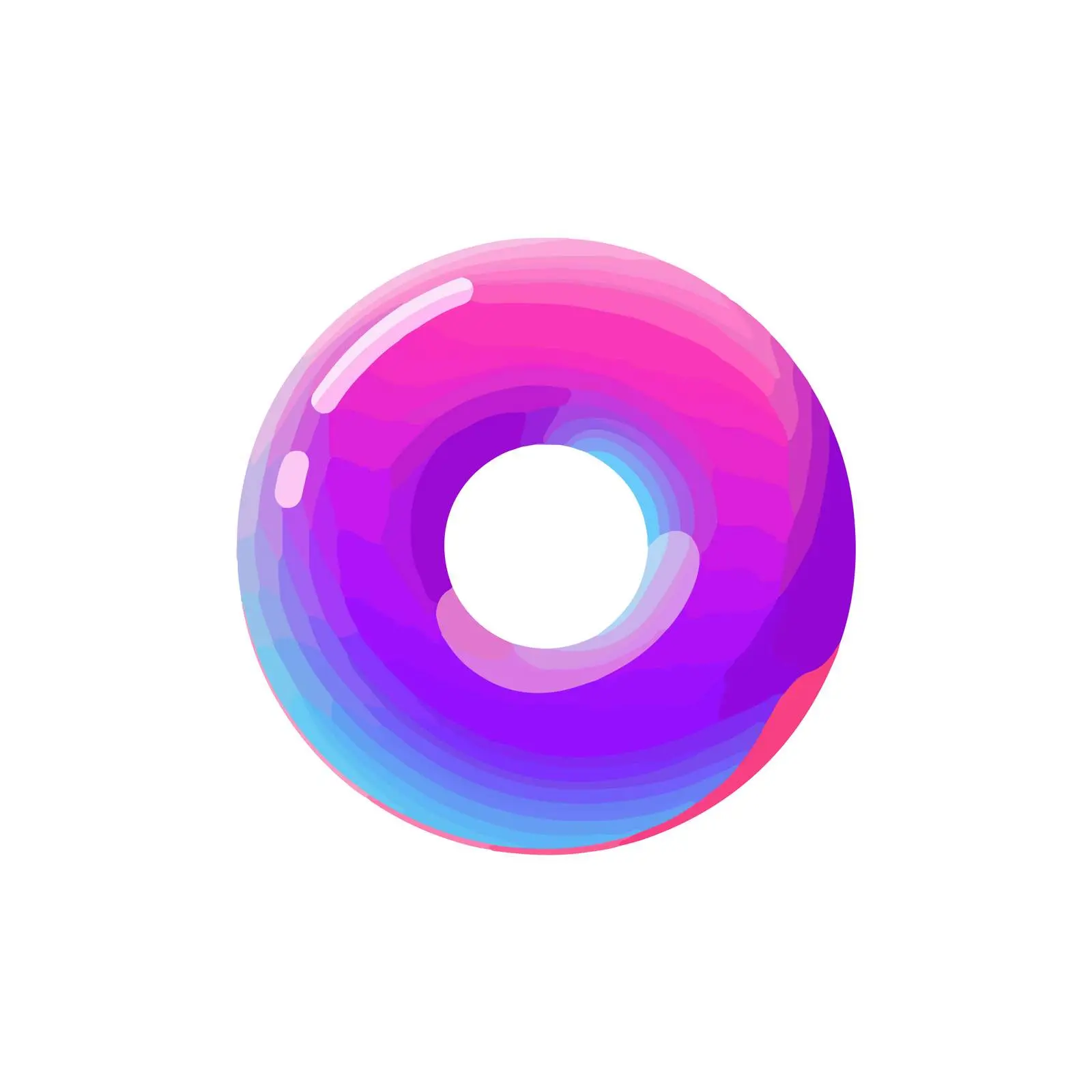 Donut Gradient Icon — free download from Dotvec