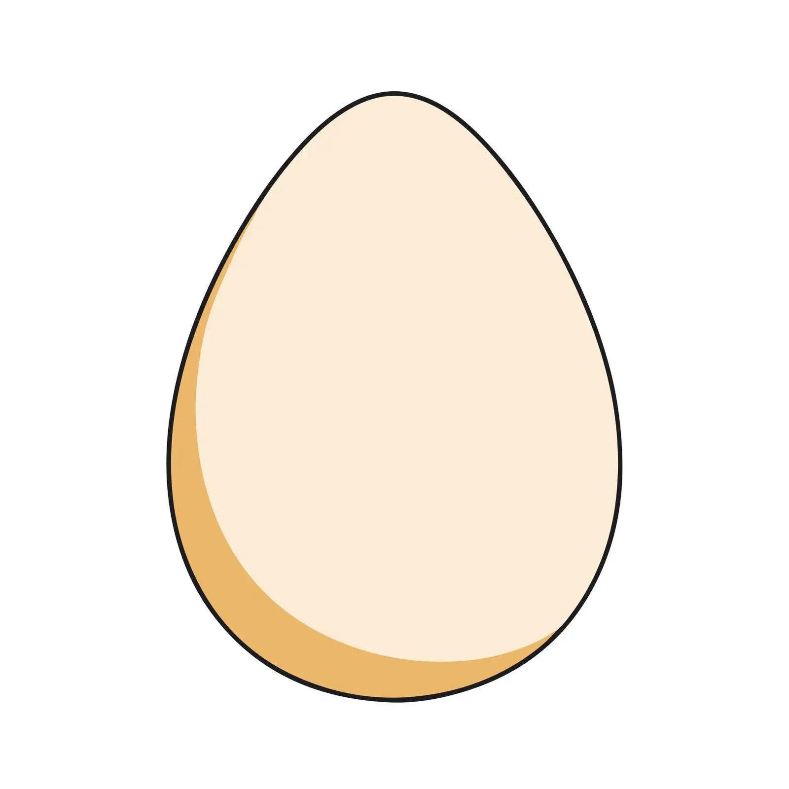 Egg Outline Icon Usage Guide — free download from Dotvec