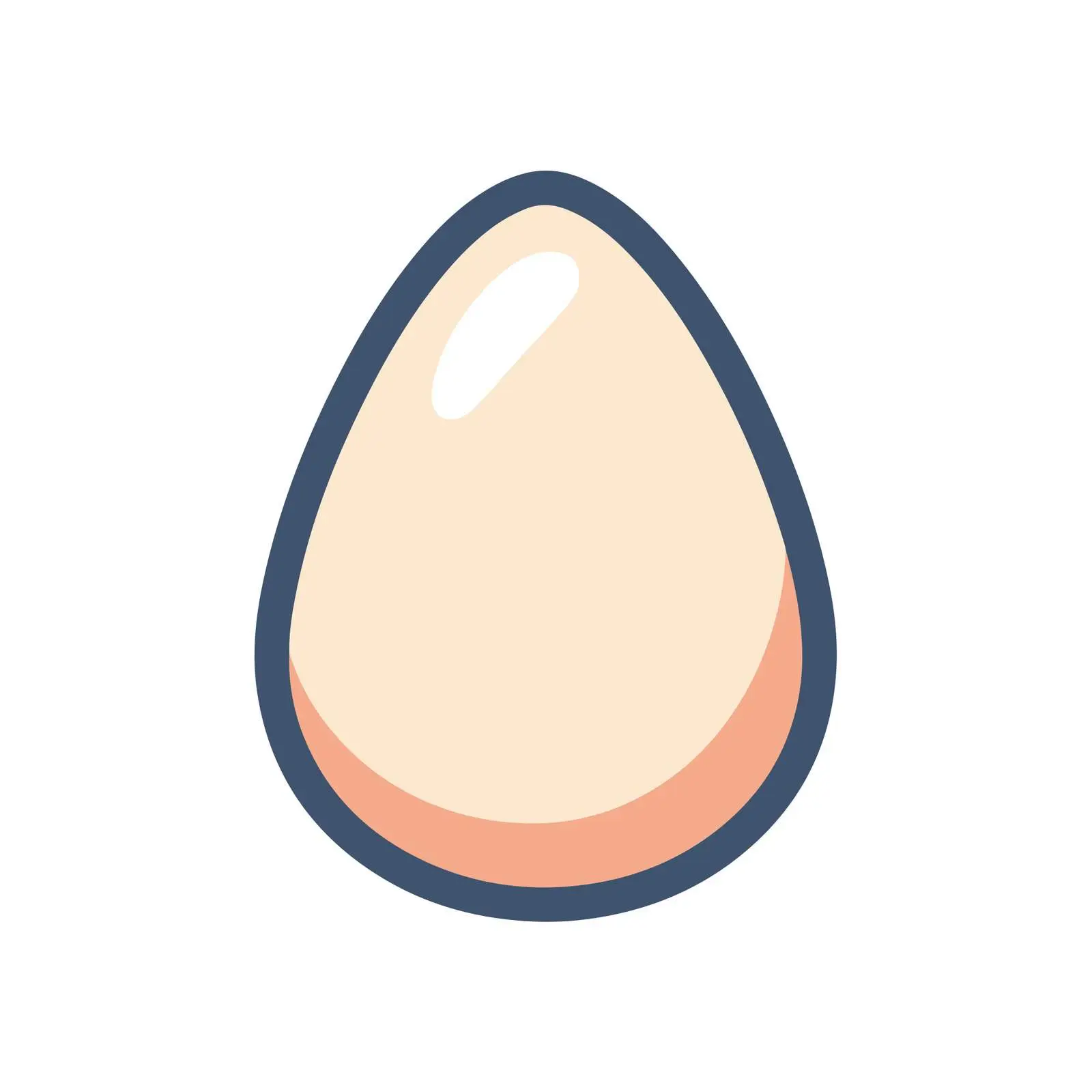 Egg Outline Icon — free download from Dotvec