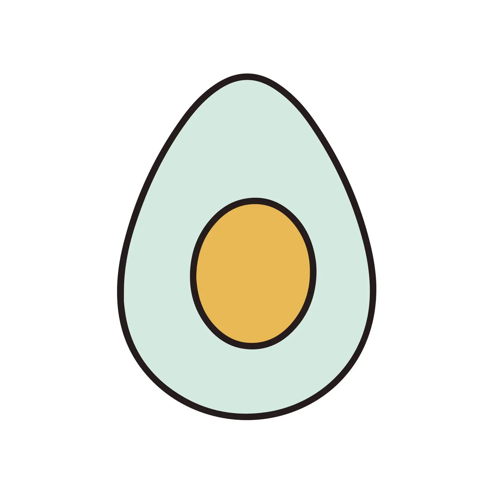 Egg Outline Icon — free download from Dotvec