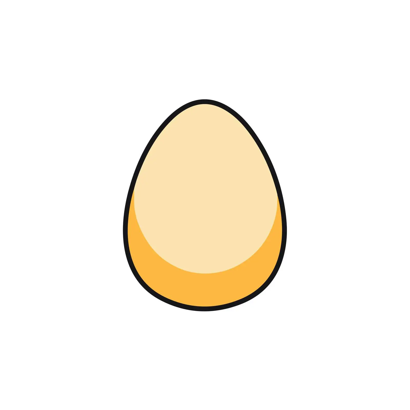 Egg Outline Icon — free download from Dotvec