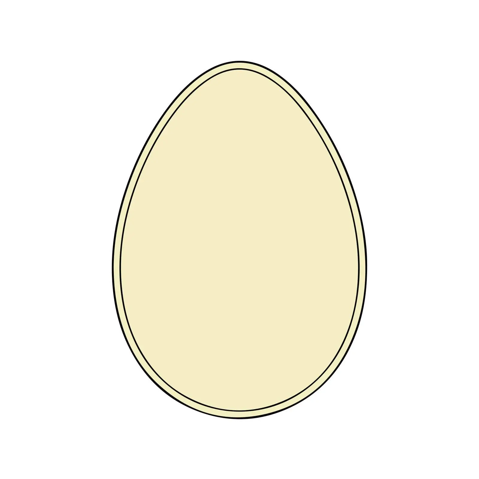 Egg Outline Icon — free download from Dotvec