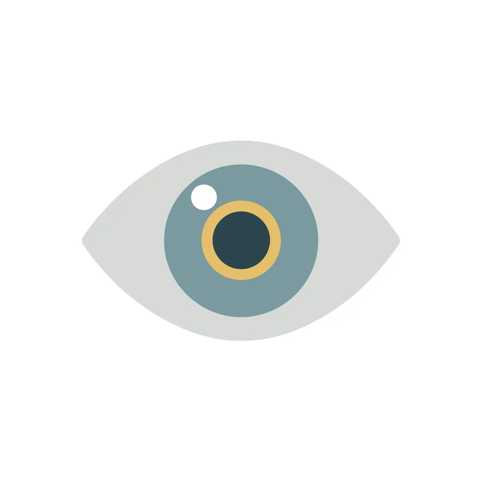 Minimal Eye Icon Vector — free download from Dotvec