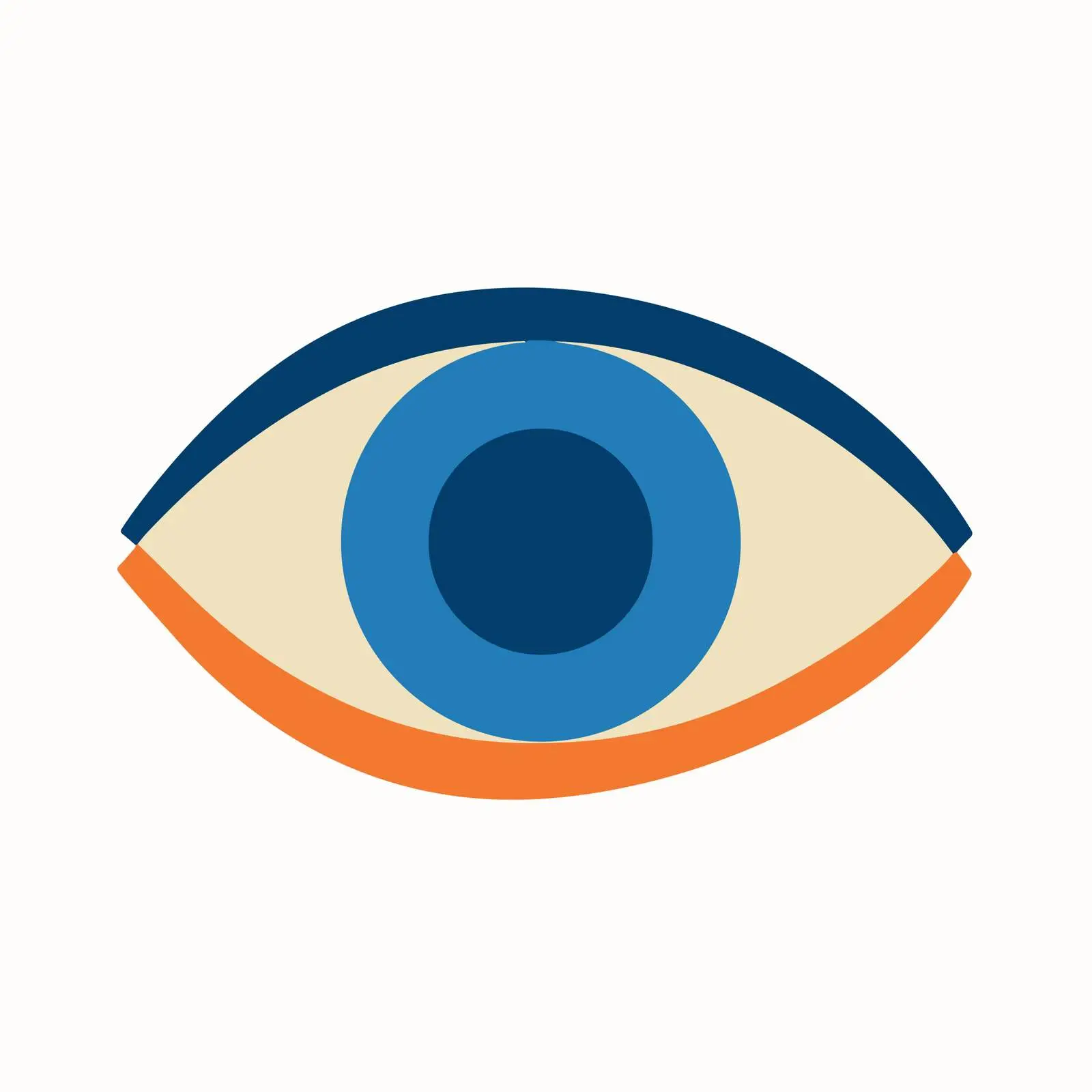 Minimal Eye Icon — free download from Dotvec