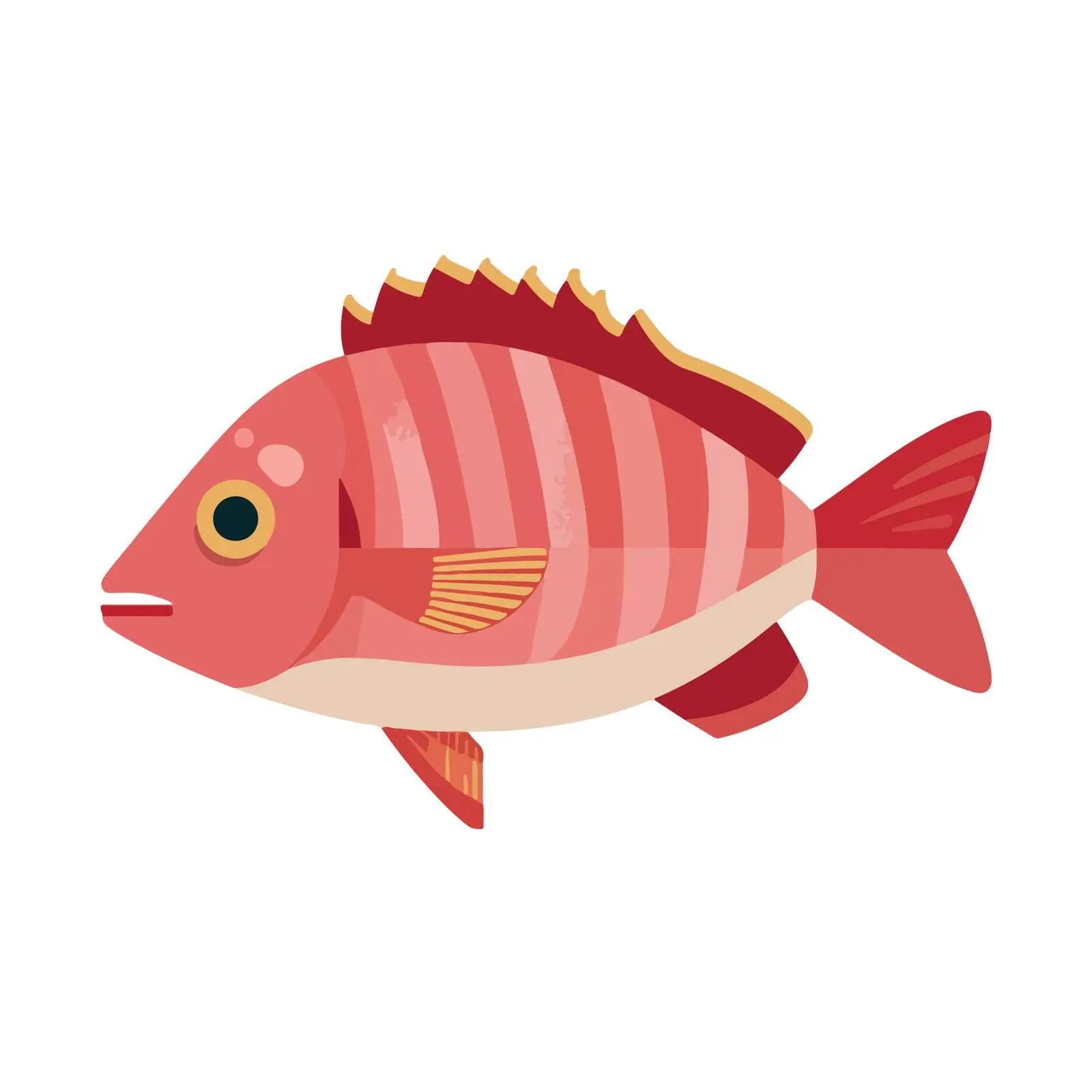 Detailed Fish Object Icon — free download from Dotvec
