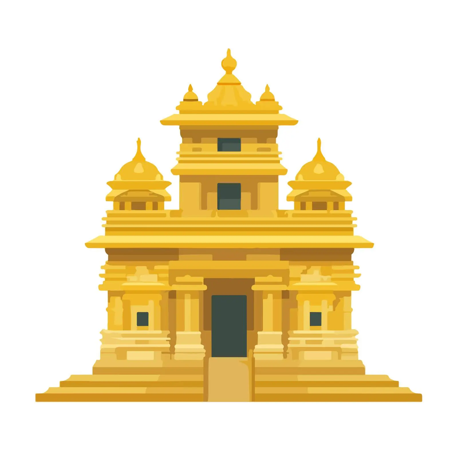 Golden Temple Icon — free download from Dotvec