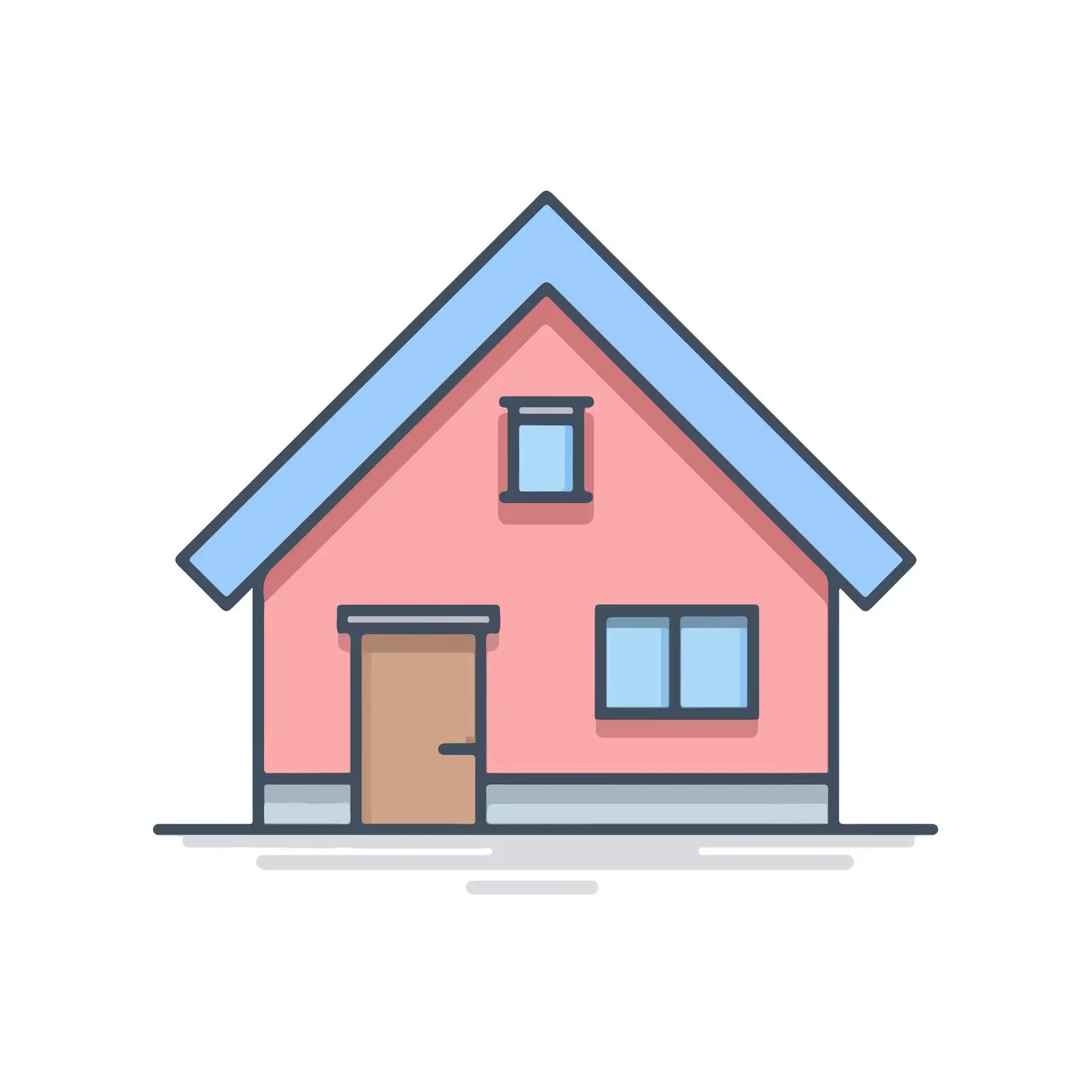 Sleek Home Symbol Vector Icon — free download from Dotvec