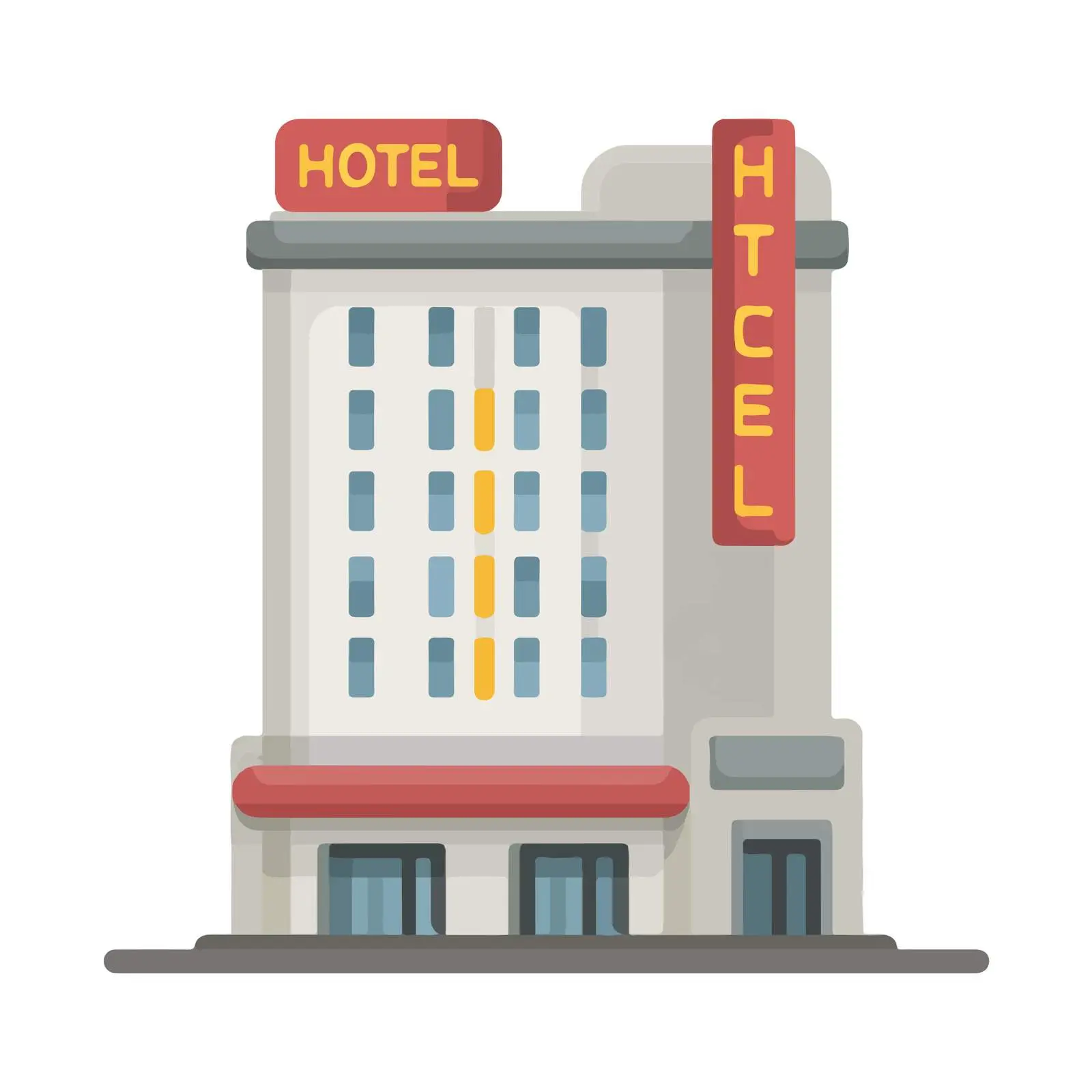 Hotel Building Icon — free download from Dotvec