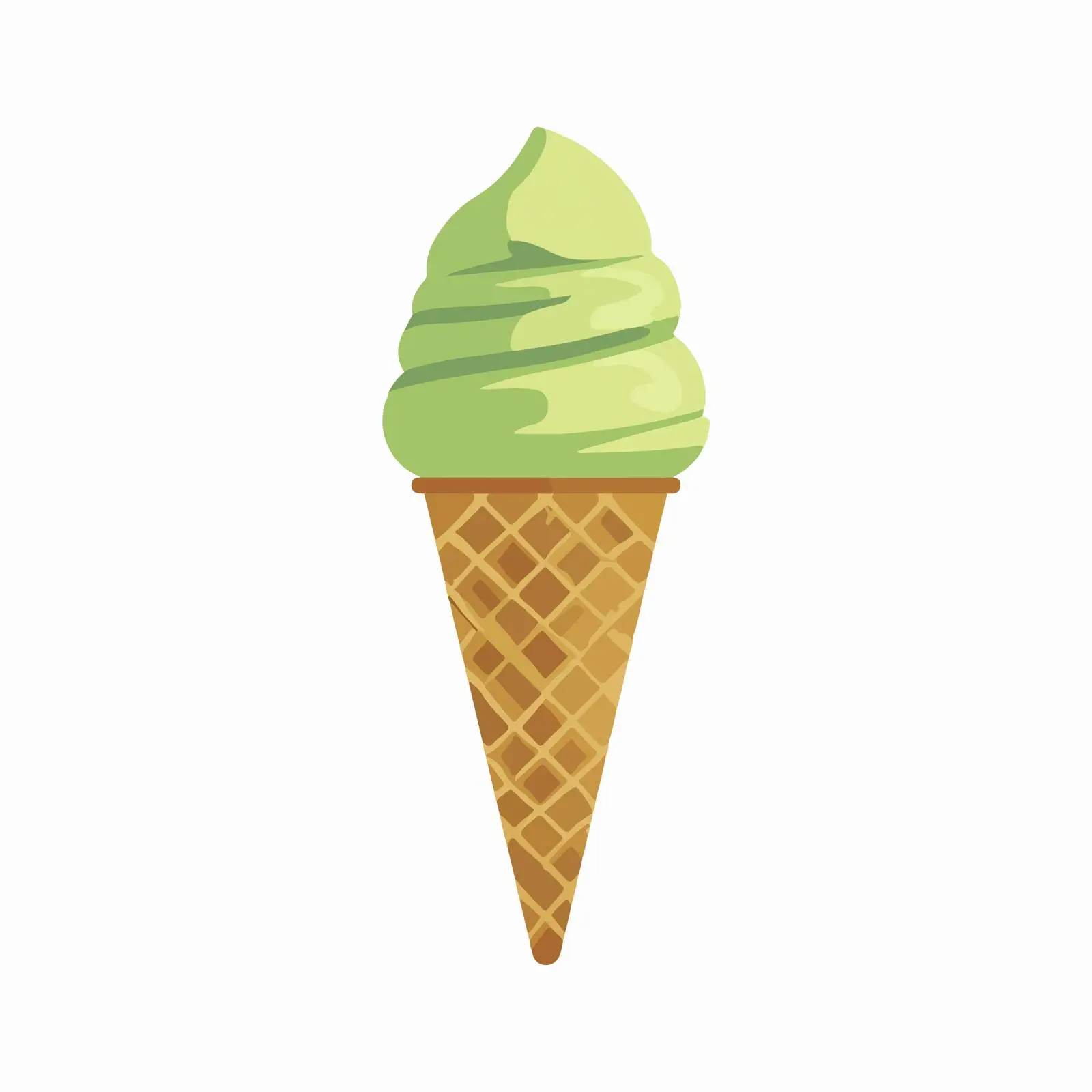 Minimal Ice Cream Cone Icon — free download from Dotvec