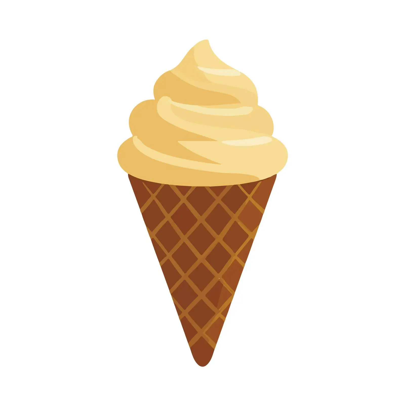 Ice Cream Cone Icon — free download from Dotvec