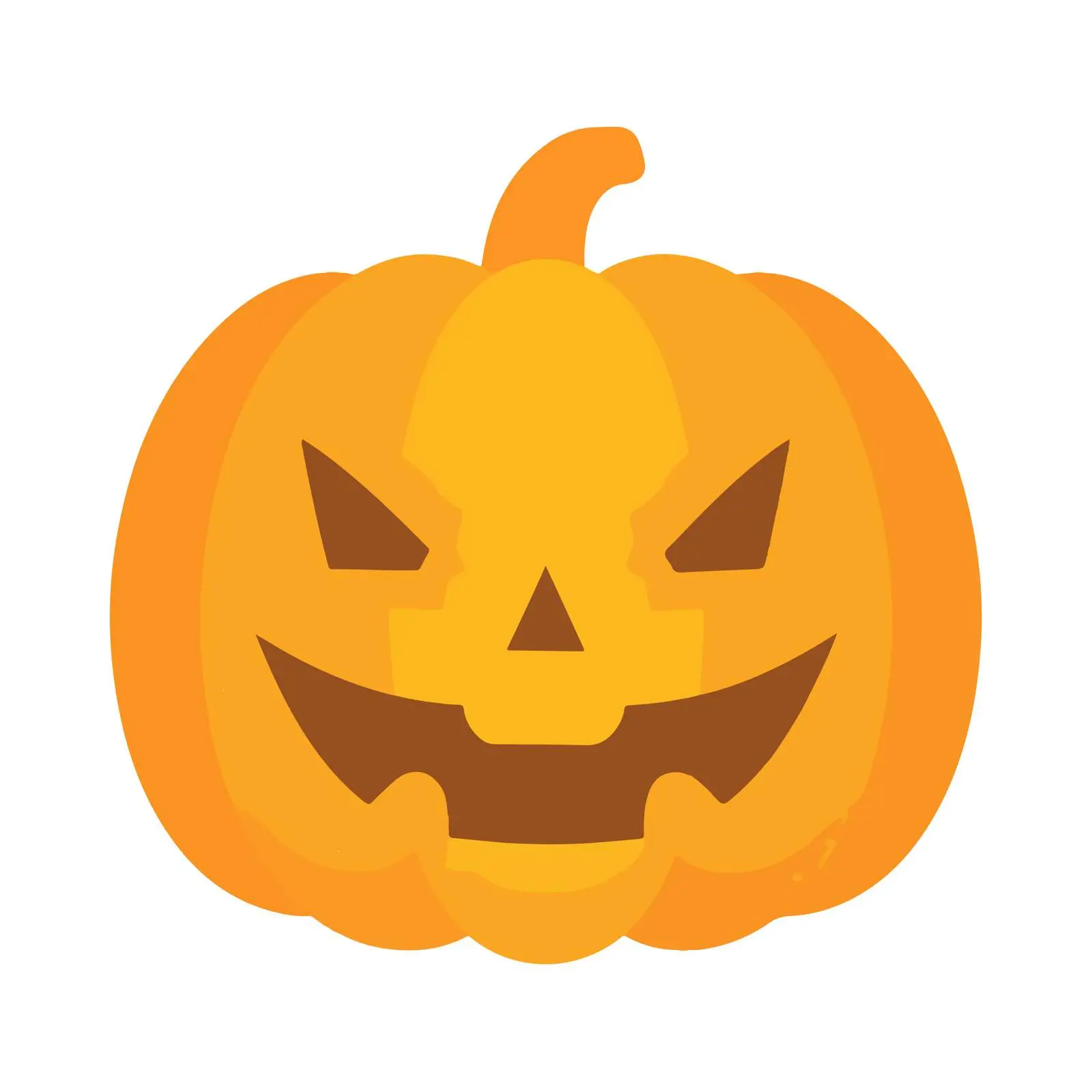 Jack-o'-lantern Flat Vector Icon — free download from Dotvec
