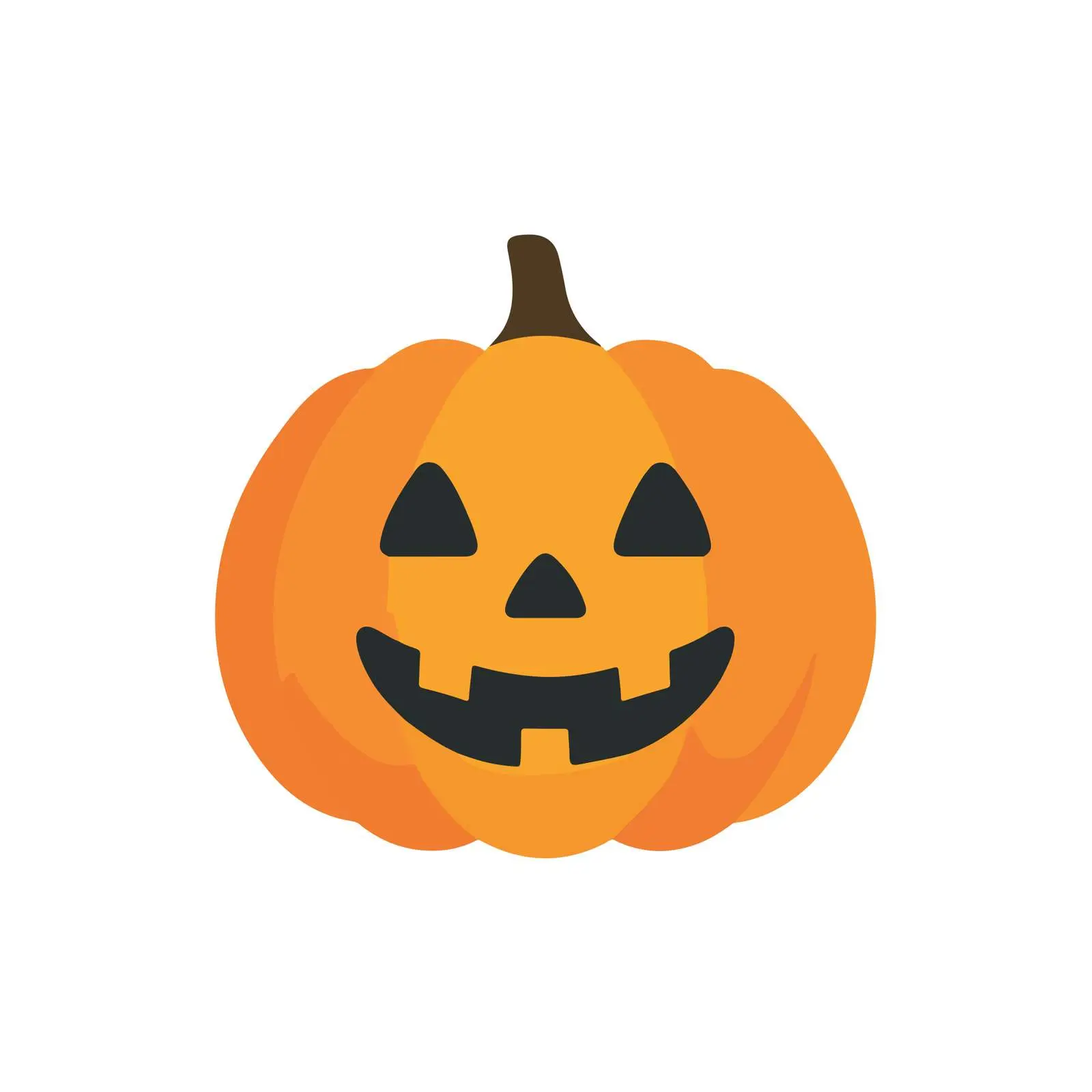 Jack-o'-lantern Icon in Flat Style — free download from Dotvec